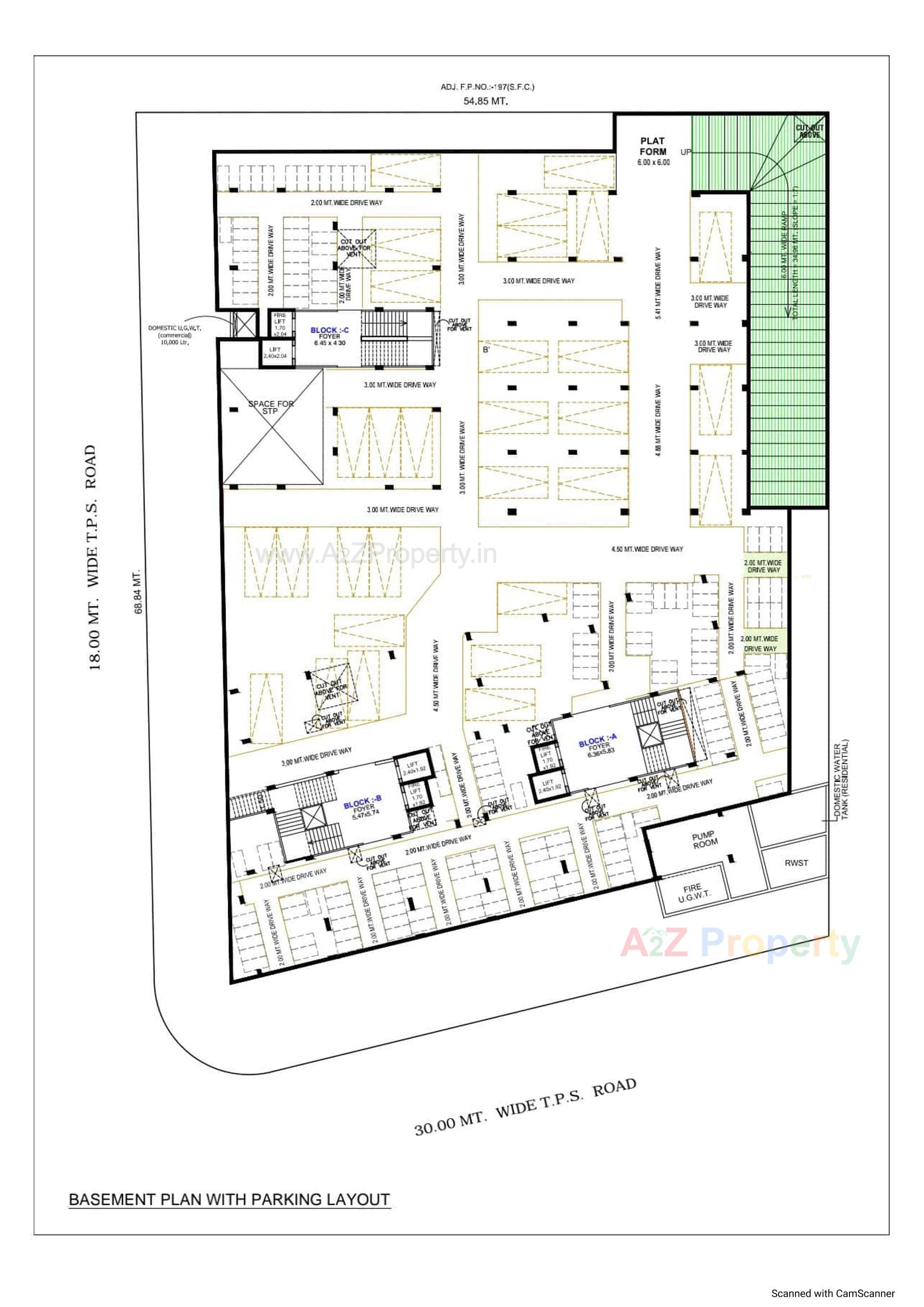 Layout of real estate project Amarnath Homes located at Vastral, Ahmedabad, Gujarat
