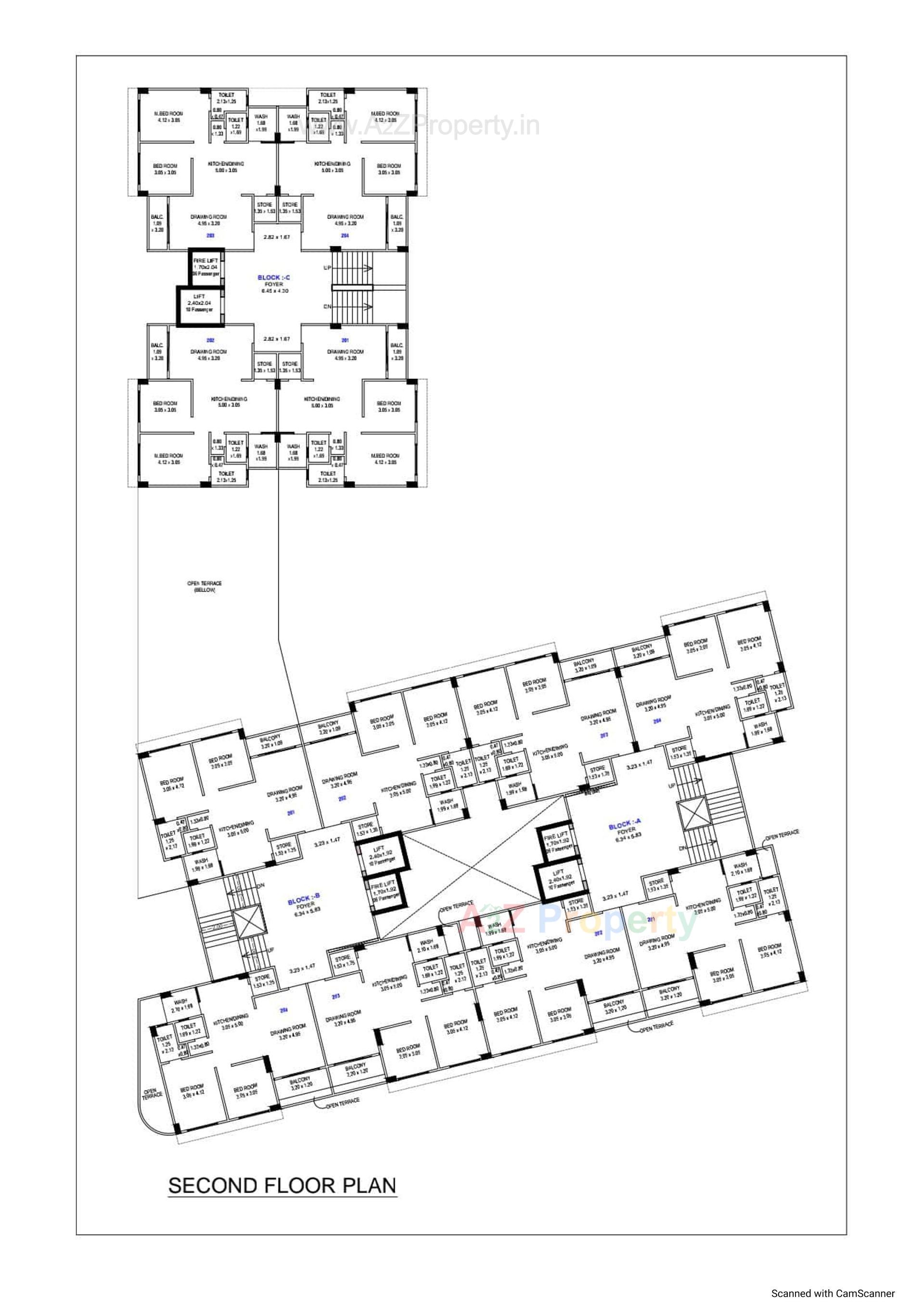 Layout of real estate project Amarnath Homes located at Vastral, Ahmedabad, Gujarat