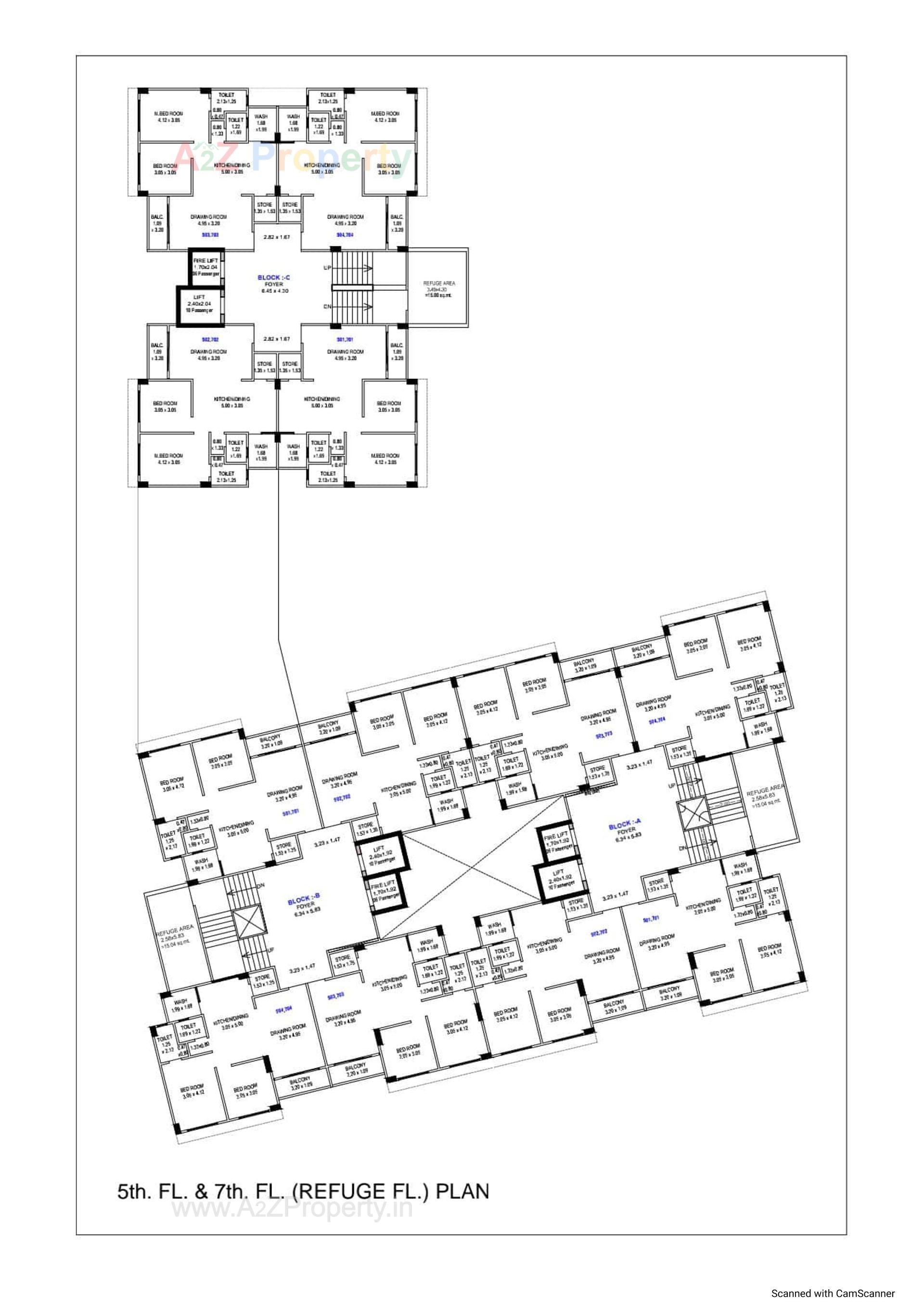 Layout of real estate project Amarnath Homes located at Vastral, Ahmedabad, Gujarat