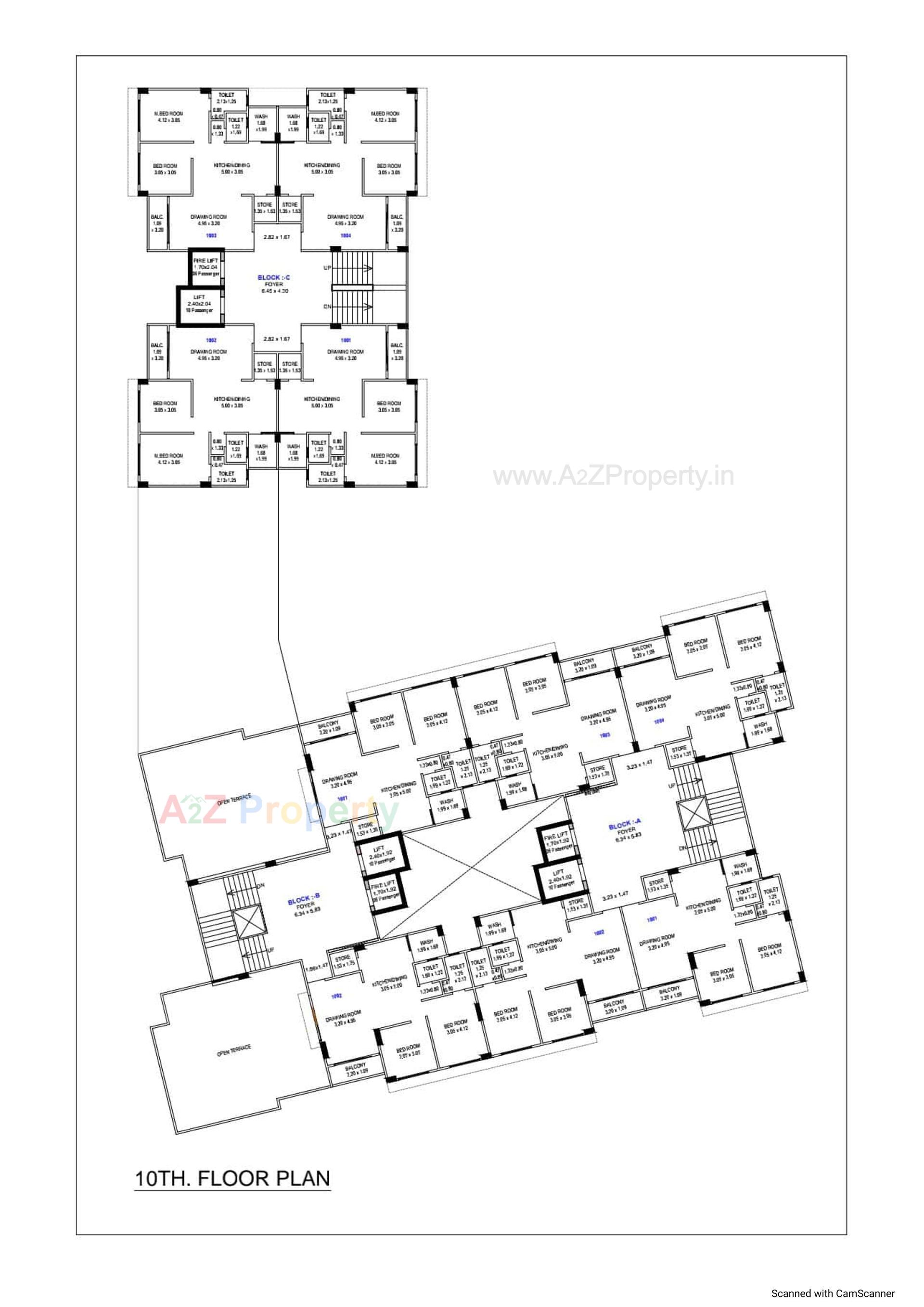 Layout of real estate project Amarnath Homes located at Vastral, Ahmedabad, Gujarat