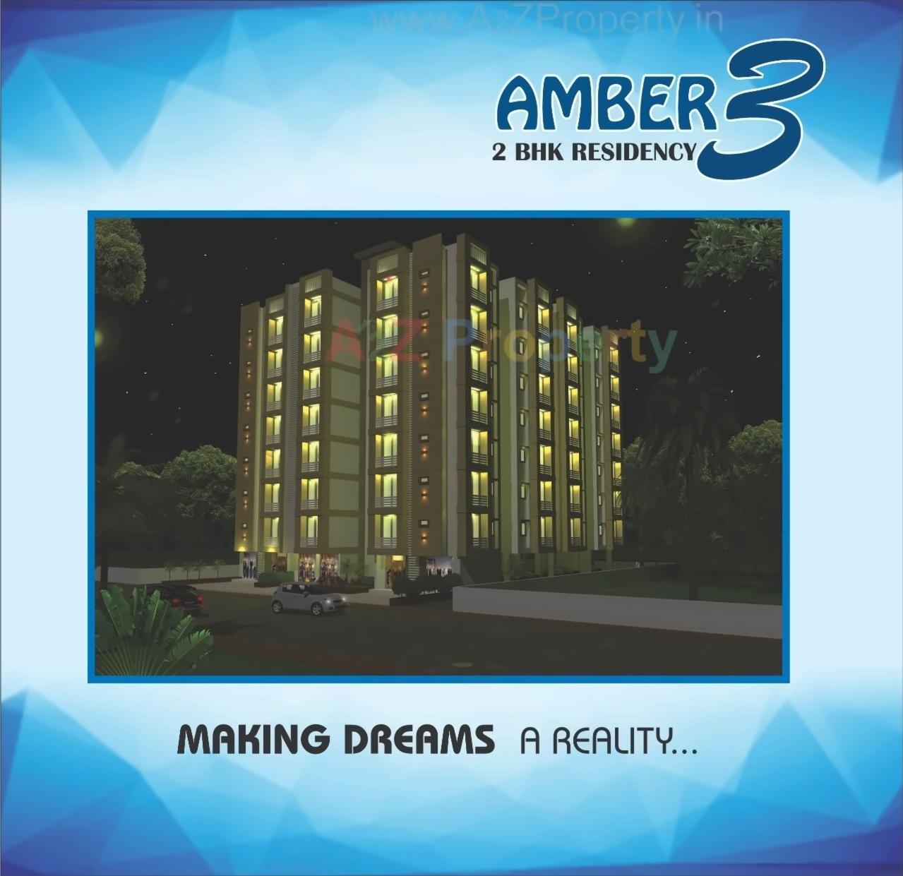 3D Elevation of real estate project Amber located at Makarba, Ahmedabad, Gujarat