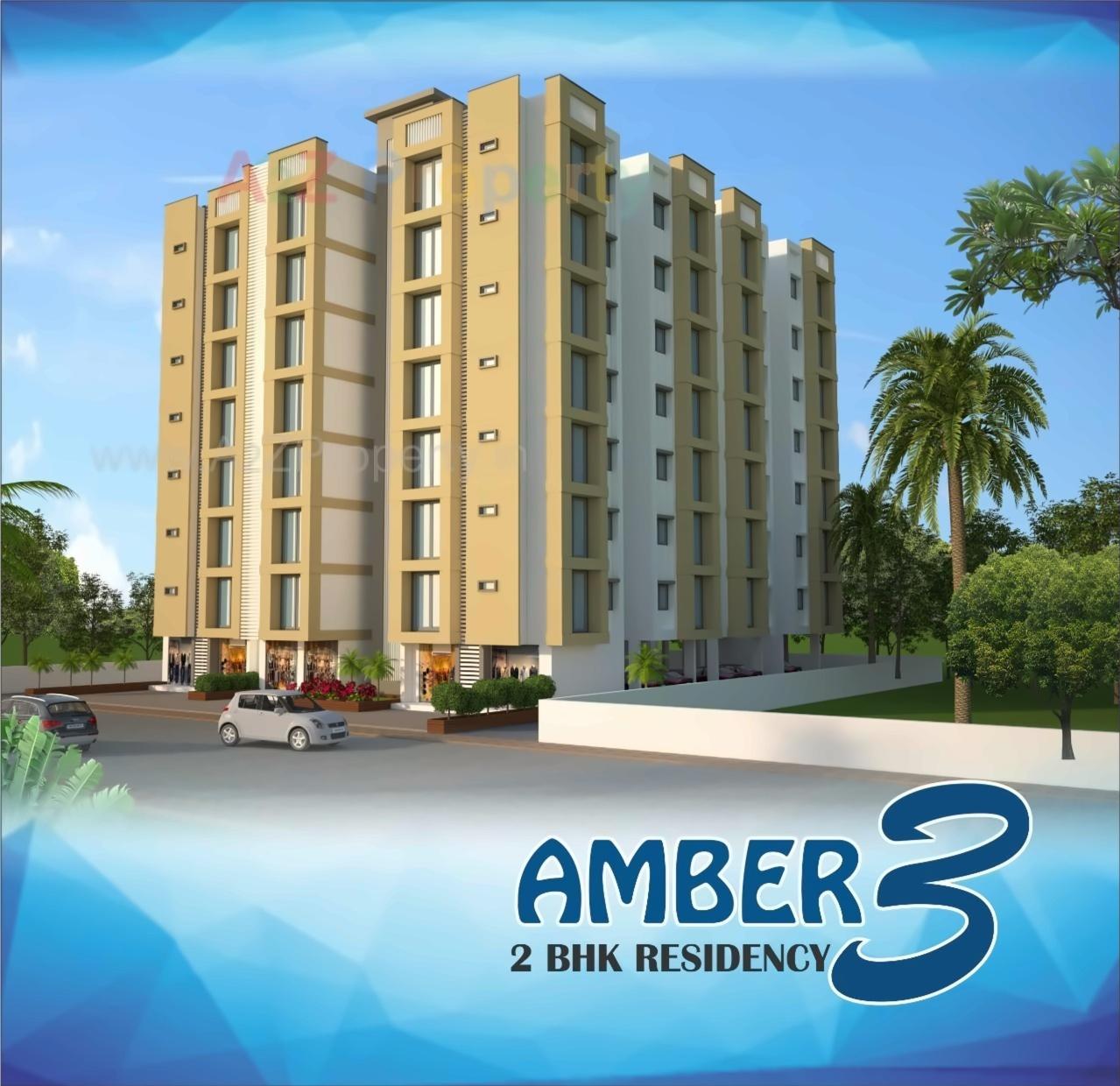 3D Elevation of real estate project Amber located at Makarba, Ahmedabad, Gujarat
