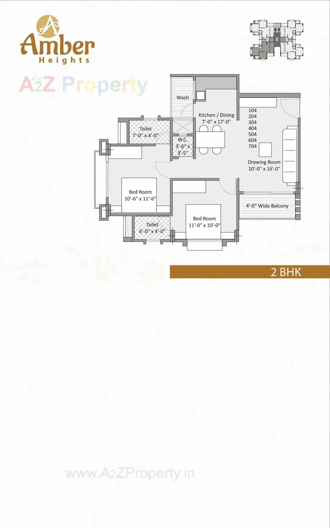 Layout of real estate project Amber Heights located at Vatva, Ahmedabad, Gujarat