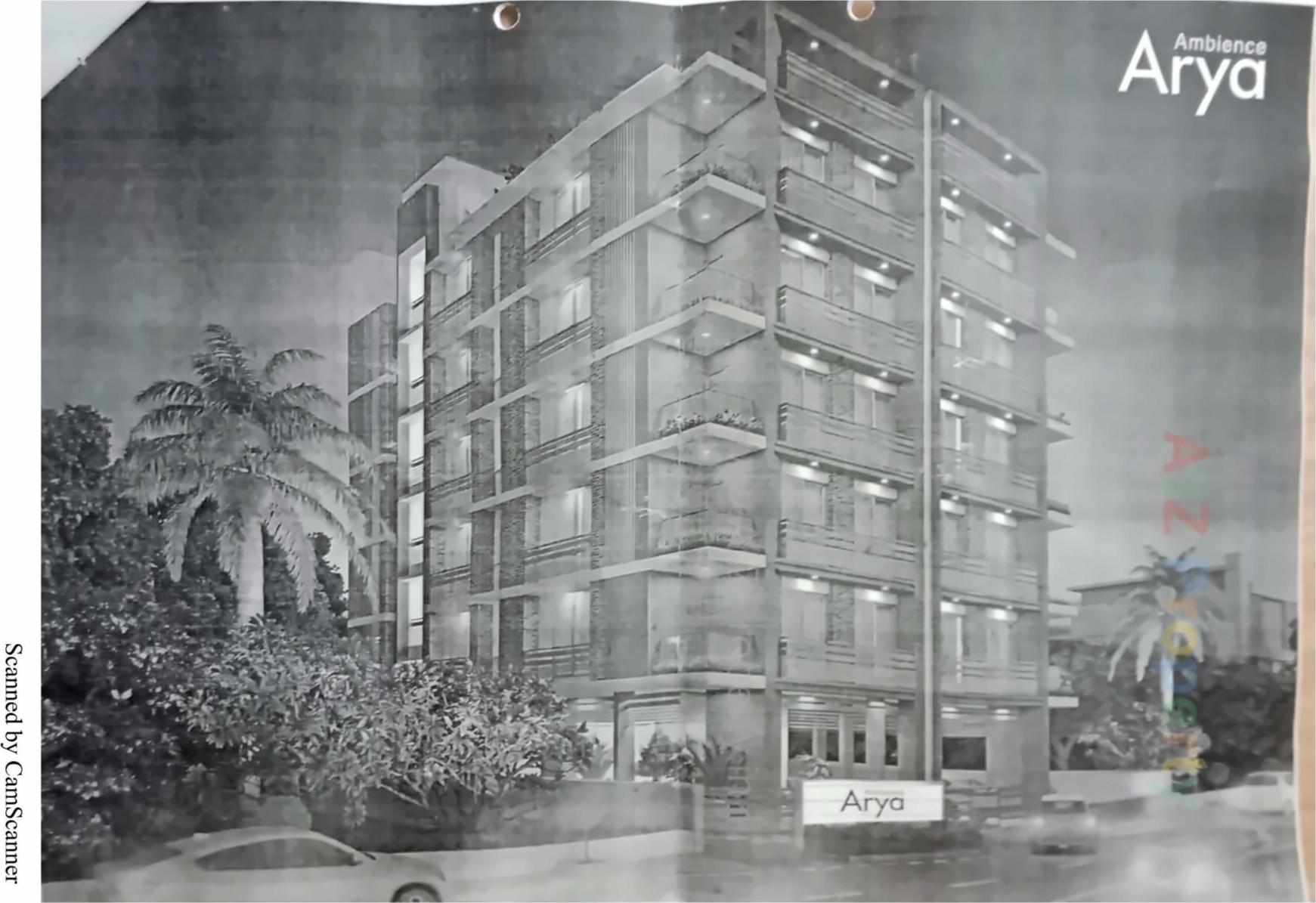 3D Elevation of real estate project Ambience Arya located at Shekhpur, Ahmedabad, Gujarat