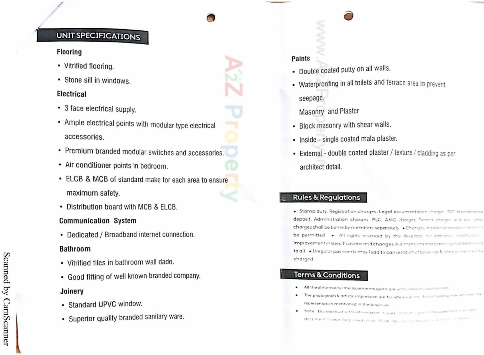 Project Specifications