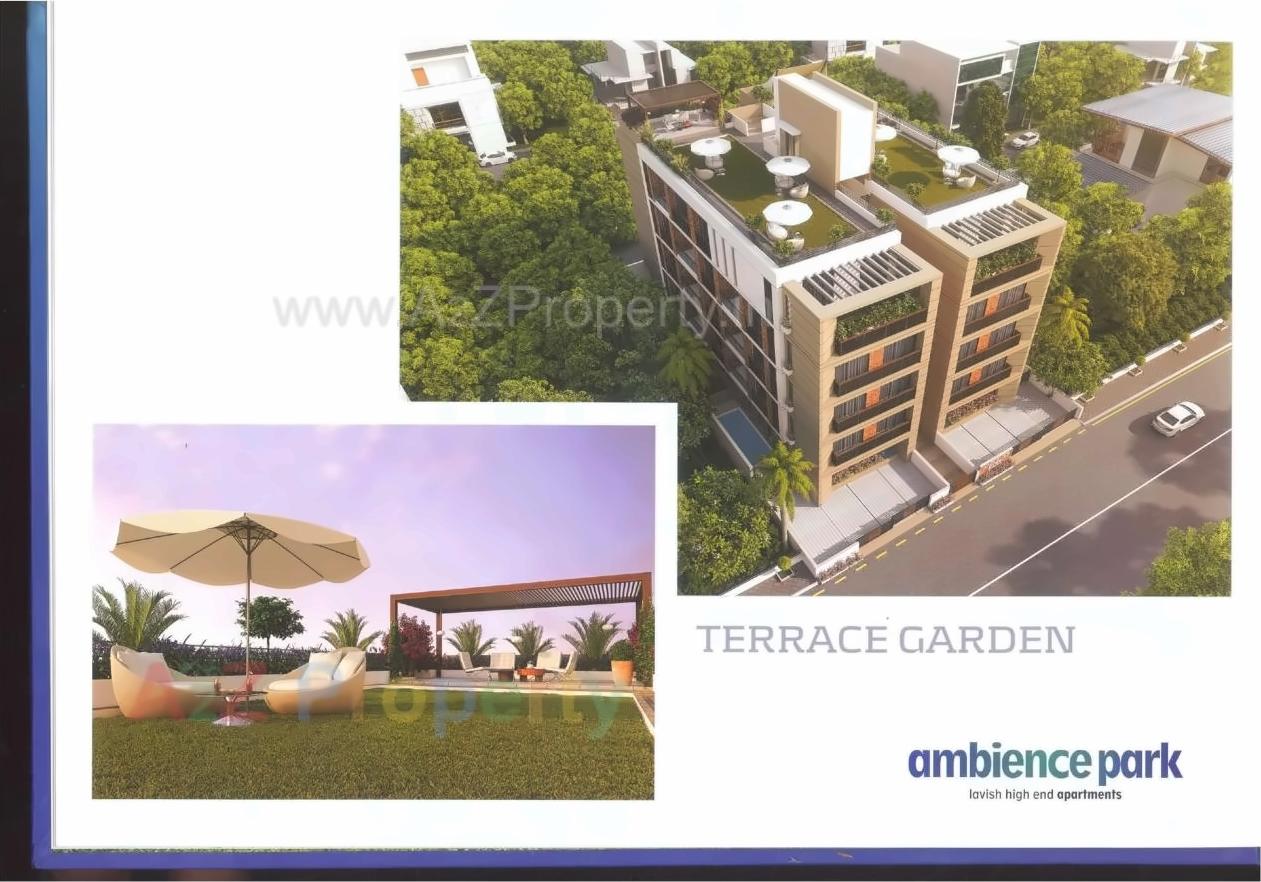 3D Elevation of real estate project Ambience Park located at Kocharab, Ahmedabad, Gujarat