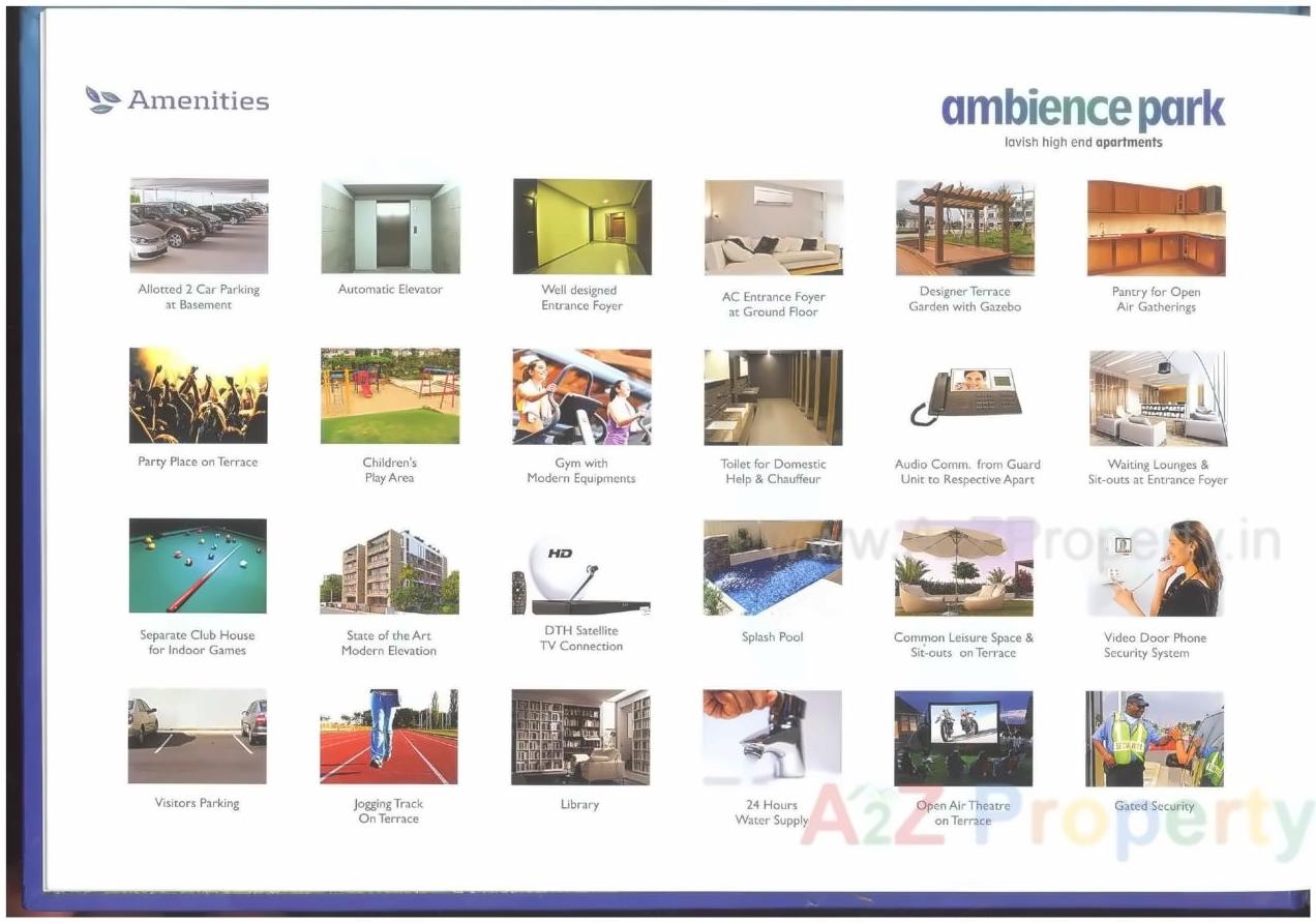  of real estate project Ambience Park located at Kocharab, Ahmedabad, Gujarat