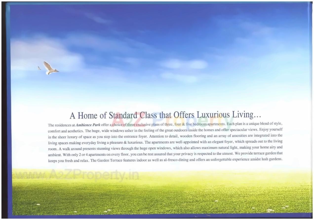  of real estate project Ambience Park located at Kocharab, Ahmedabad, Gujarat