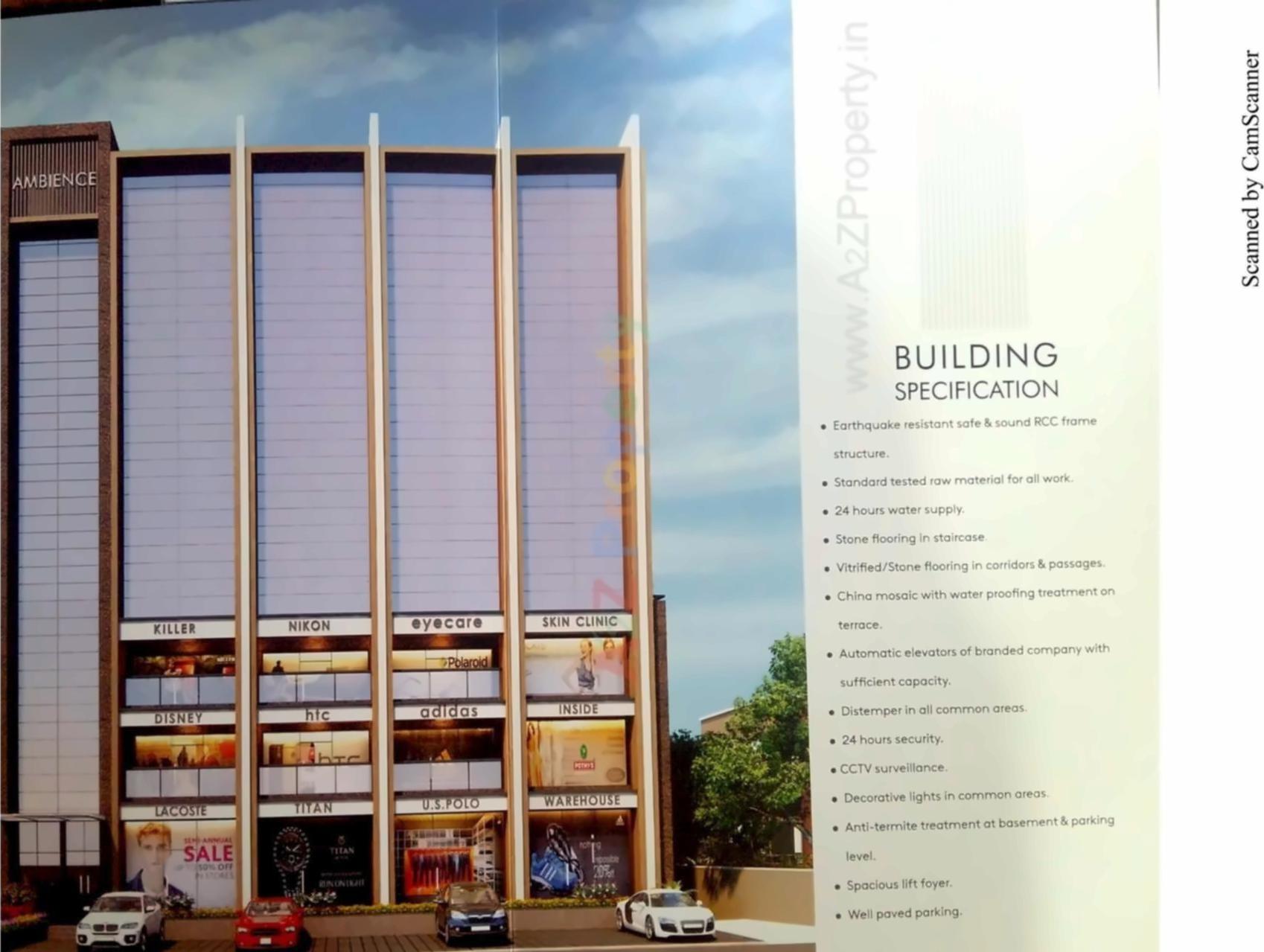 3D Elevation of real estate project Ambience located at Shekhpur, Ahmedabad, Gujarat