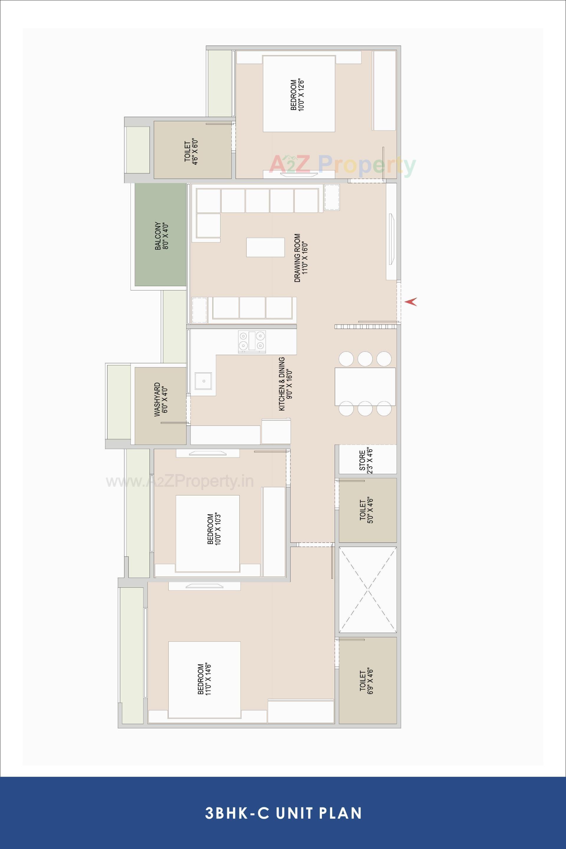 Layout of real estate project Ambli Heights located at Ambali, Ahmedabad, Gujarat
