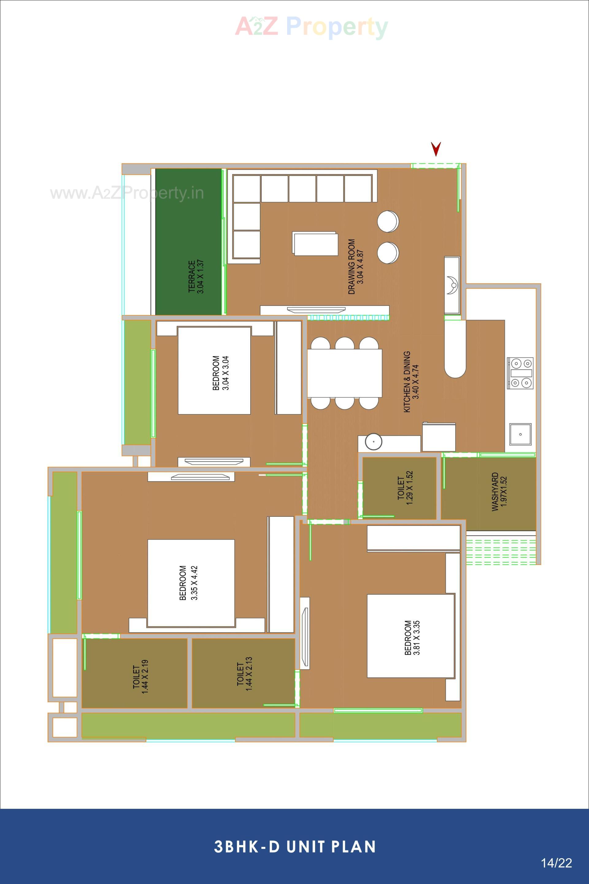 Layout of real estate project Ambli Heights located at Ambali, Ahmedabad, Gujarat