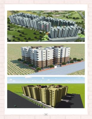 Elevation of real estate project Amc  Ews located at Nikol, Ahmedabad, Gujarat