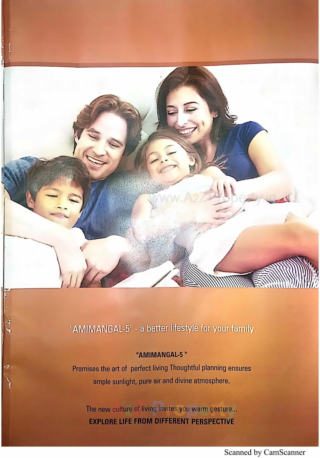  of real estate project Amimangal located at Tragad, Ahmedabad, Gujarat