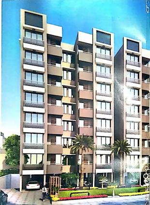 Elevation of real estate project Amimangal located at Tragad, Ahmedabad, Gujarat