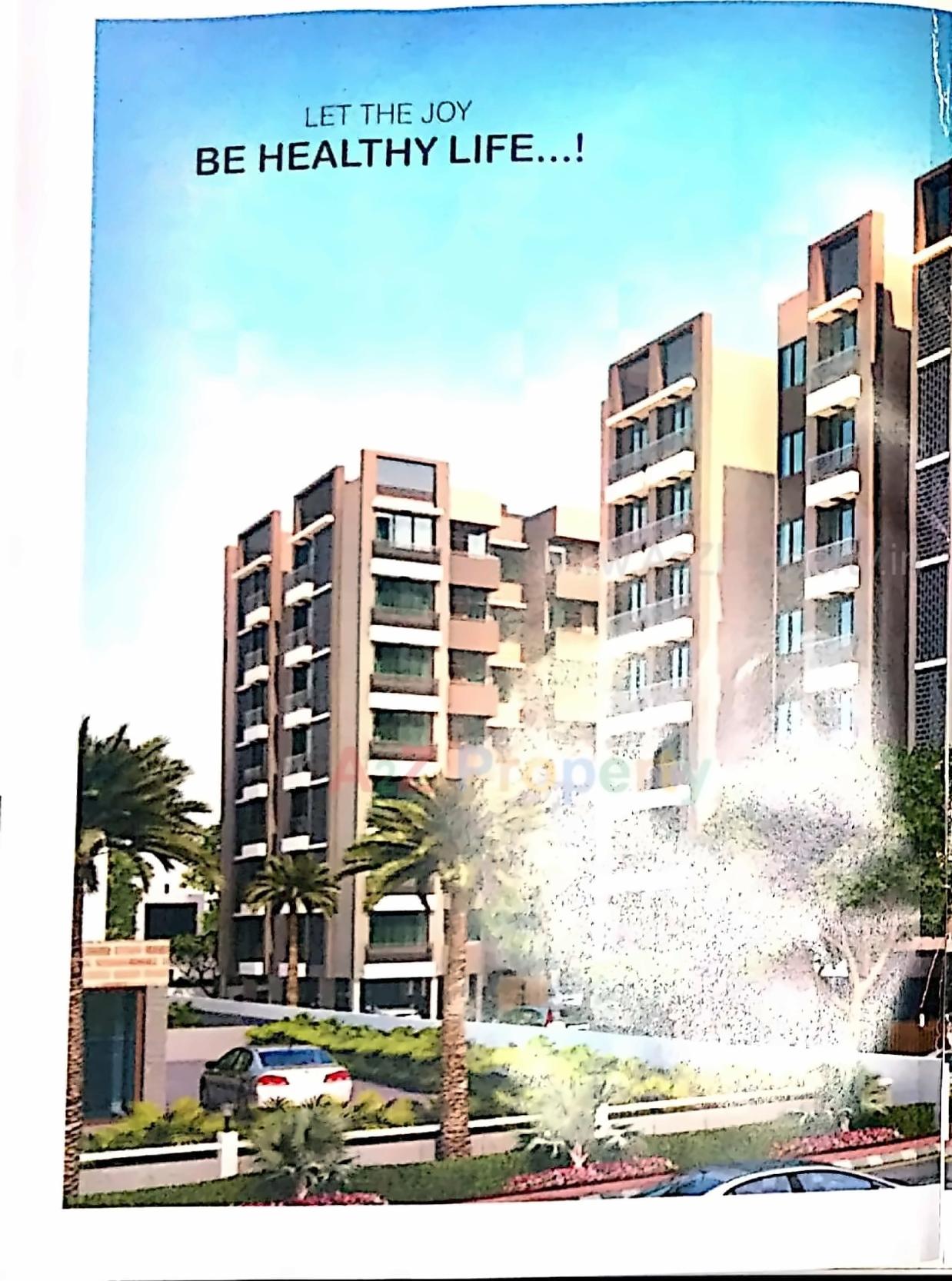 3D Elevation of real estate project Amimangal located at Tragad, Ahmedabad, Gujarat