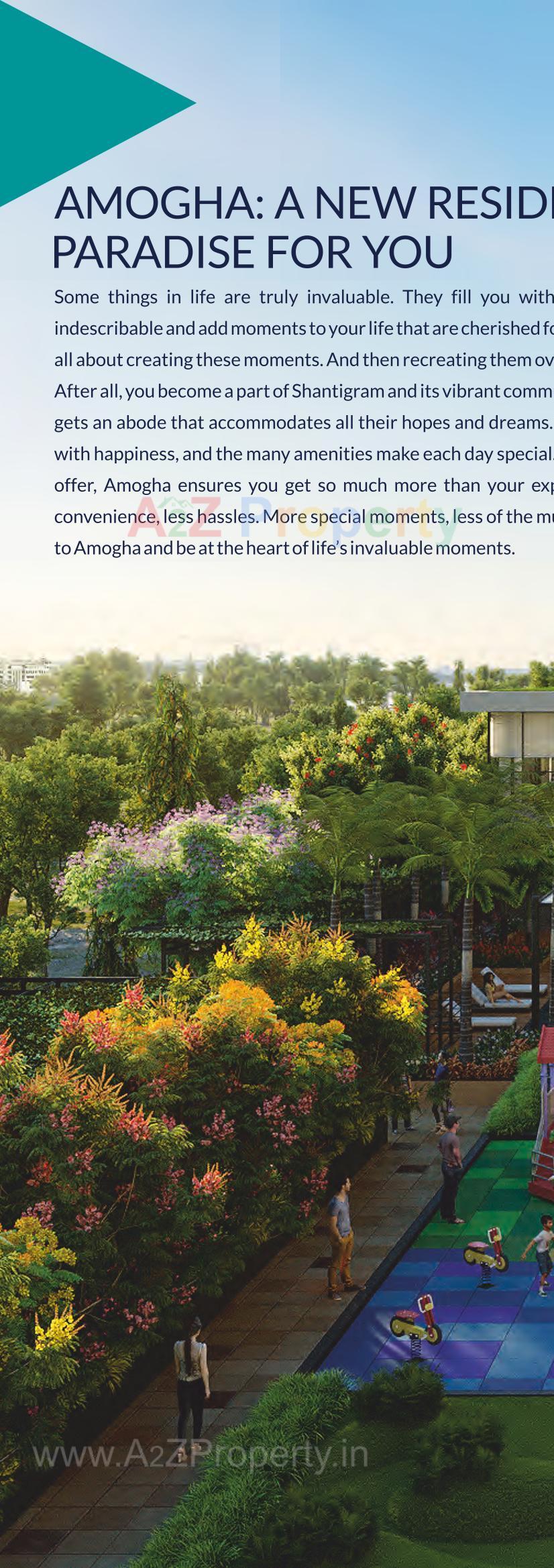 3D Elevation of real estate project Amogha located at Khodiyar, Ahmedabad, Gujarat