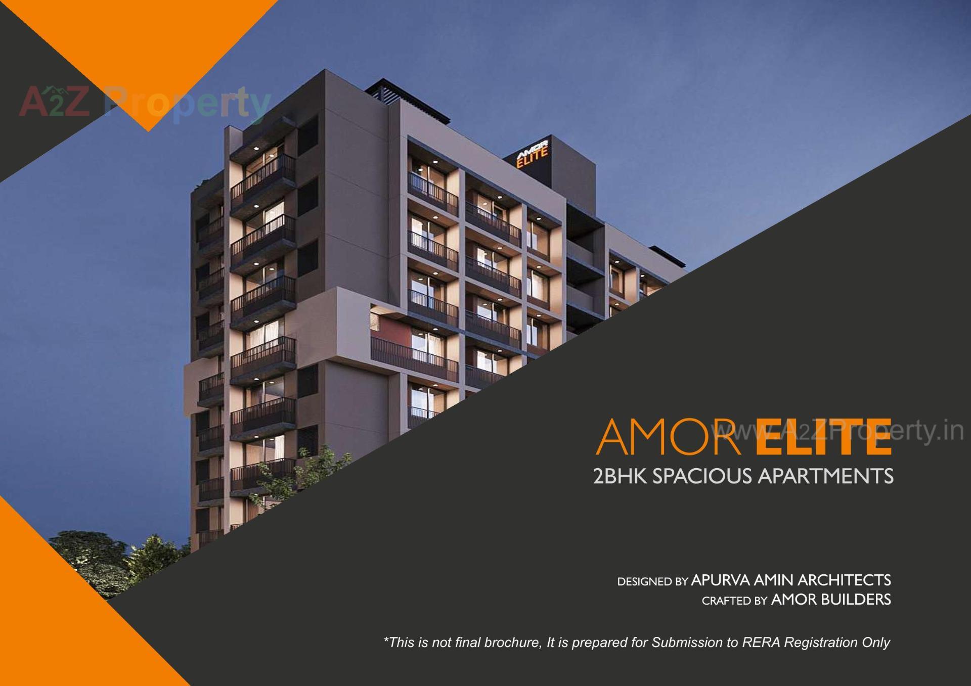 3D Elevation of real estate project Amor Elite located at Paldi, Ahmedabad, Gujarat
