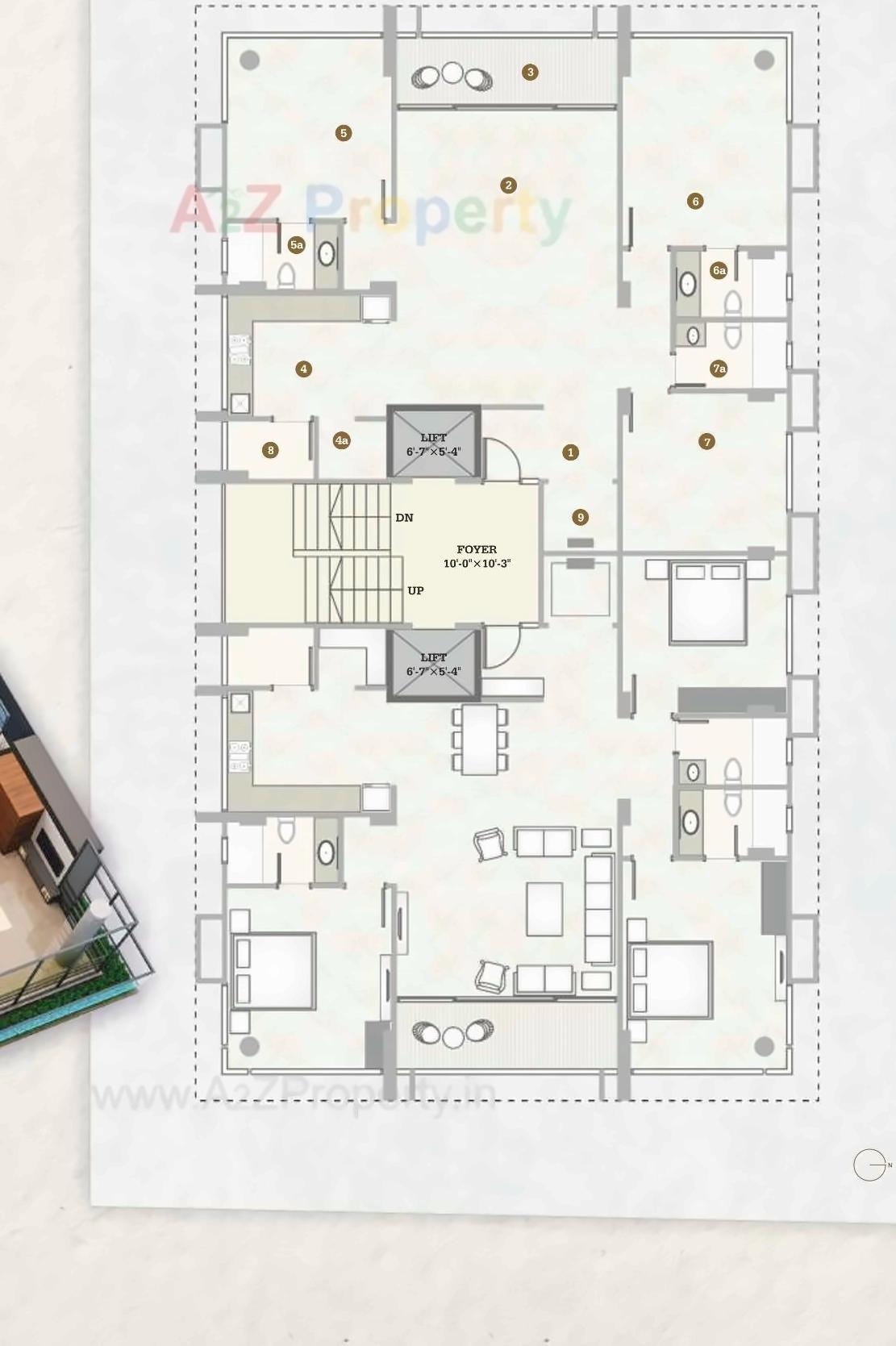 Layout of real estate project Ample Elysium located at Rajpur-hirpur, Ahmedabad, Gujarat