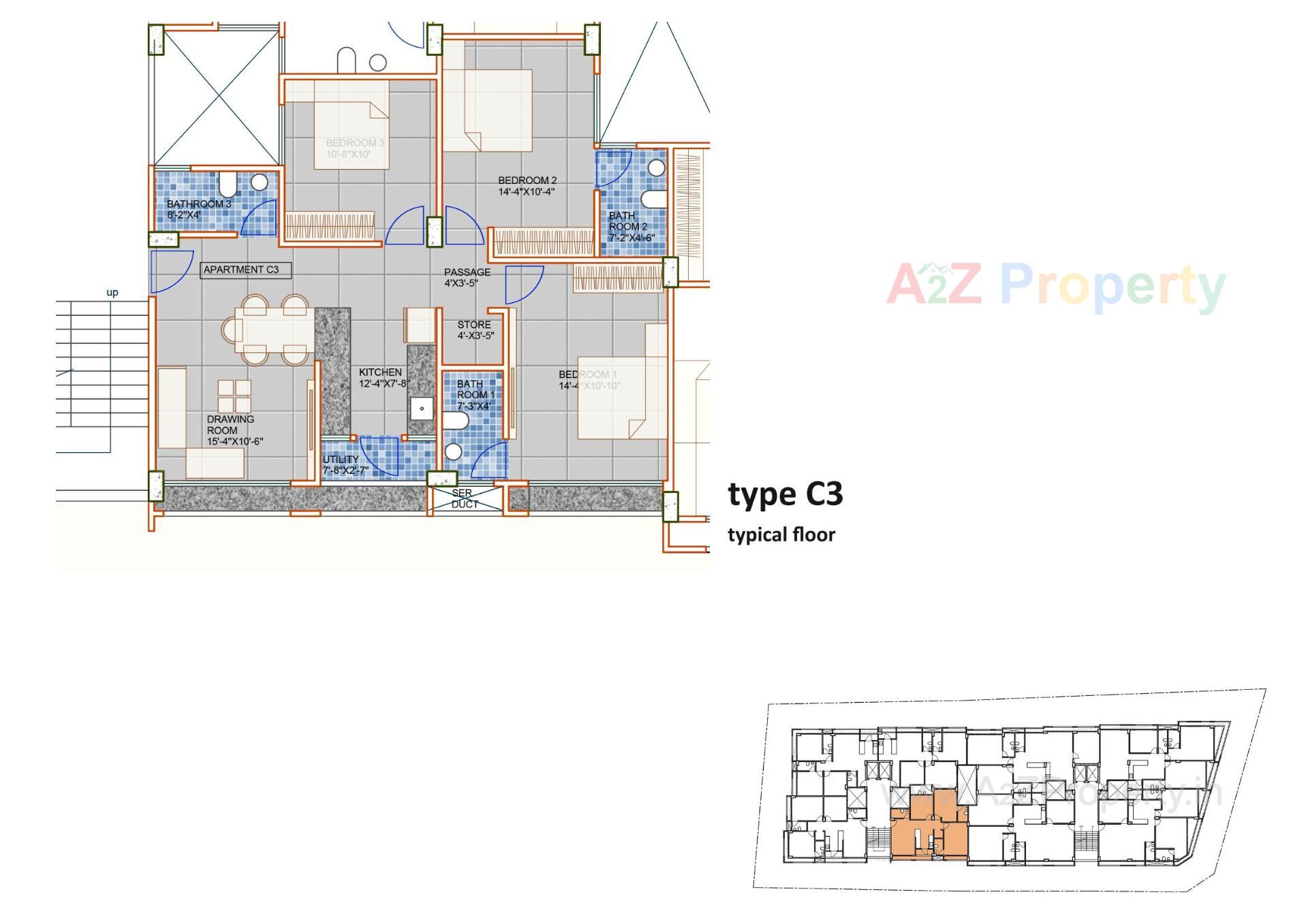 Layout of real estate project Amrapali Elite located at Dariyapur-kazipur, Ahmedabad, Gujarat