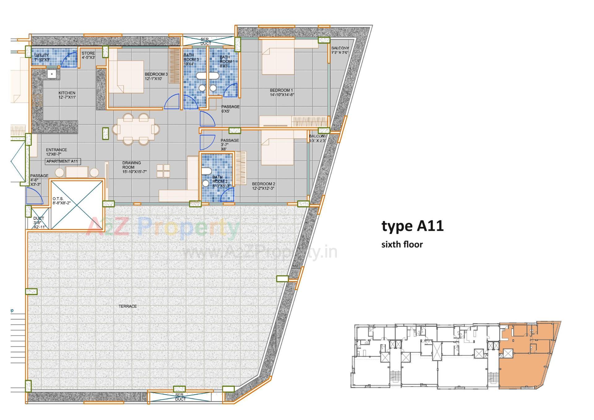 Layout of real estate project Amrapali Elite located at Dariyapur-kazipur, Ahmedabad, Gujarat
