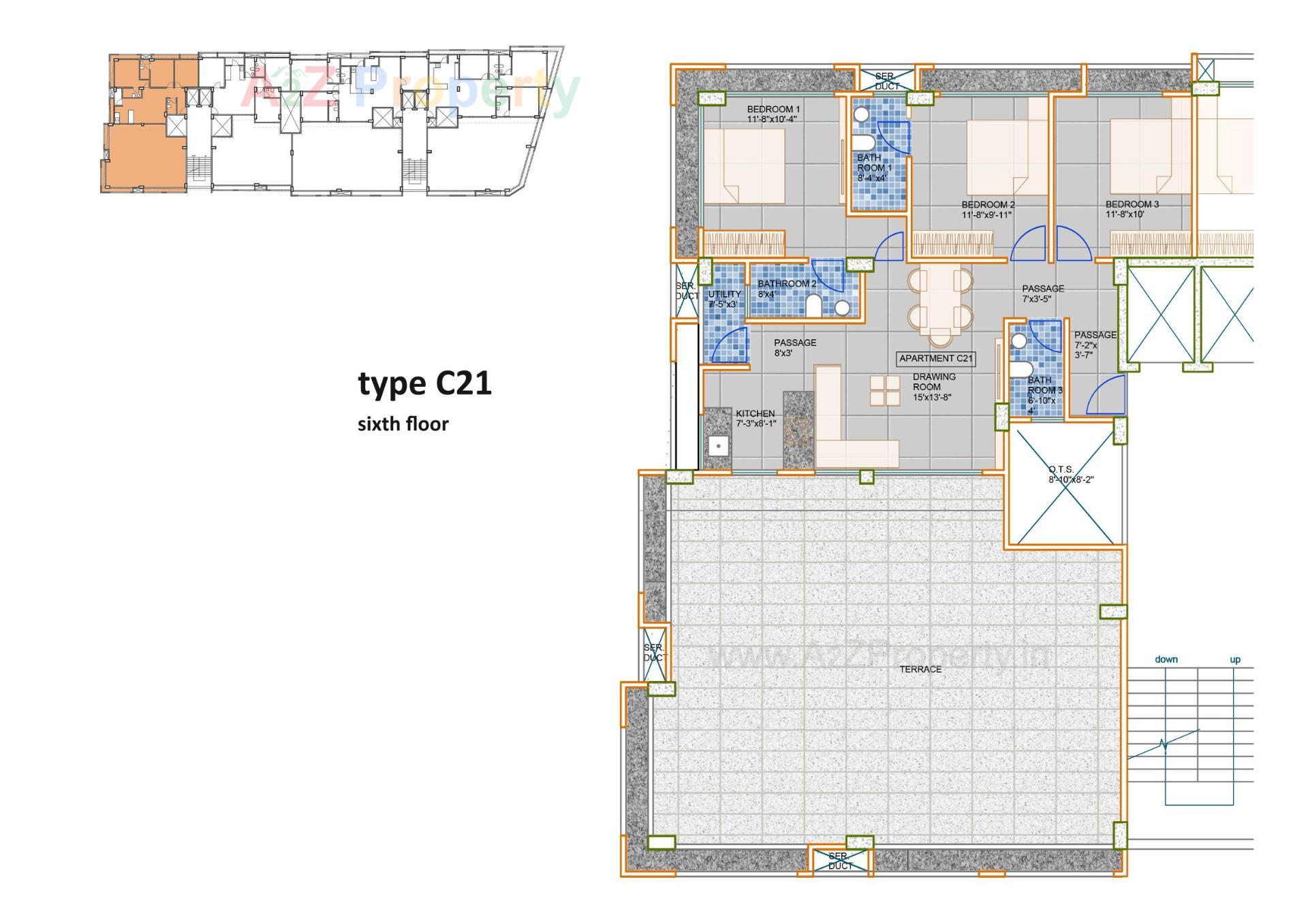 Layout of real estate project Amrapali Elite located at Dariyapur-kazipur, Ahmedabad, Gujarat