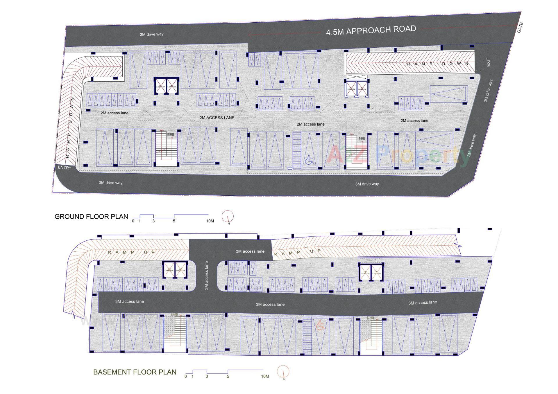 Layout of real estate project Amrapali Elite located at Dariyapur-kazipur, Ahmedabad, Gujarat