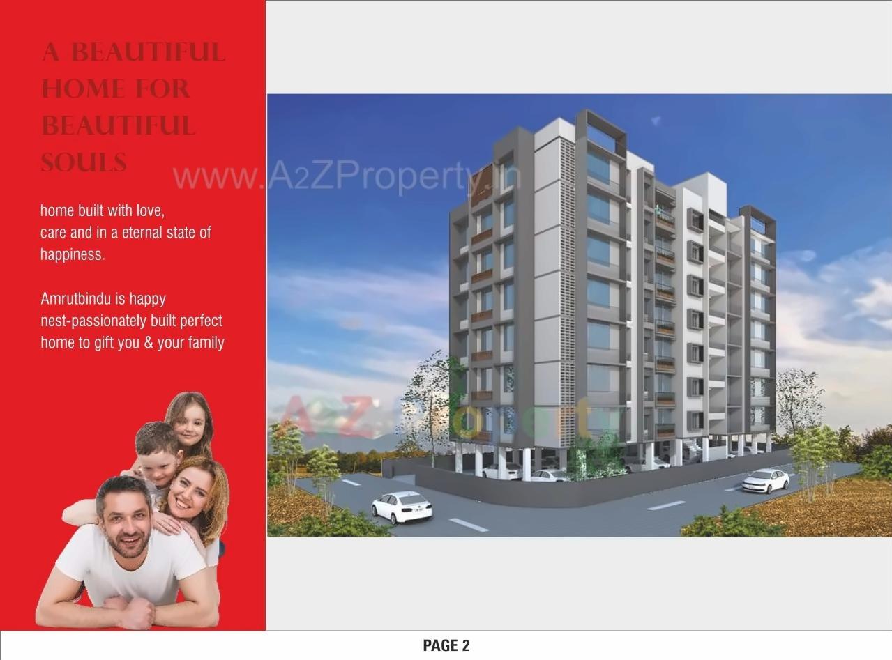 3D Elevation of real estate project Amrut Bindu Residency located at Ahmedabad, Ahmedabad, Gujarat