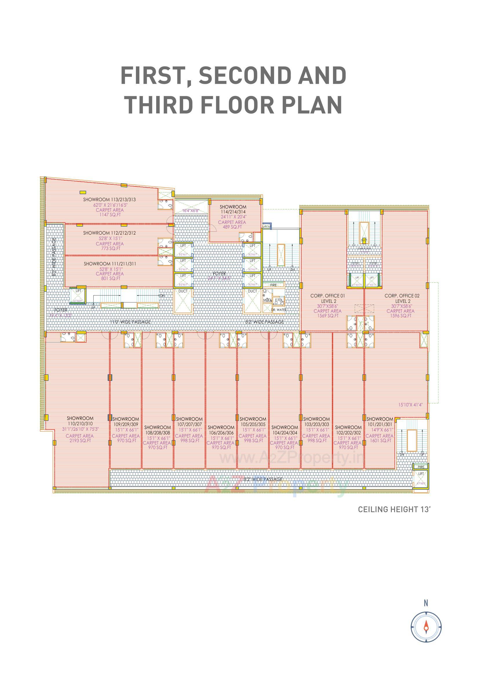 Layout of real estate project Anam located at Ambali, Ahmedabad, Gujarat