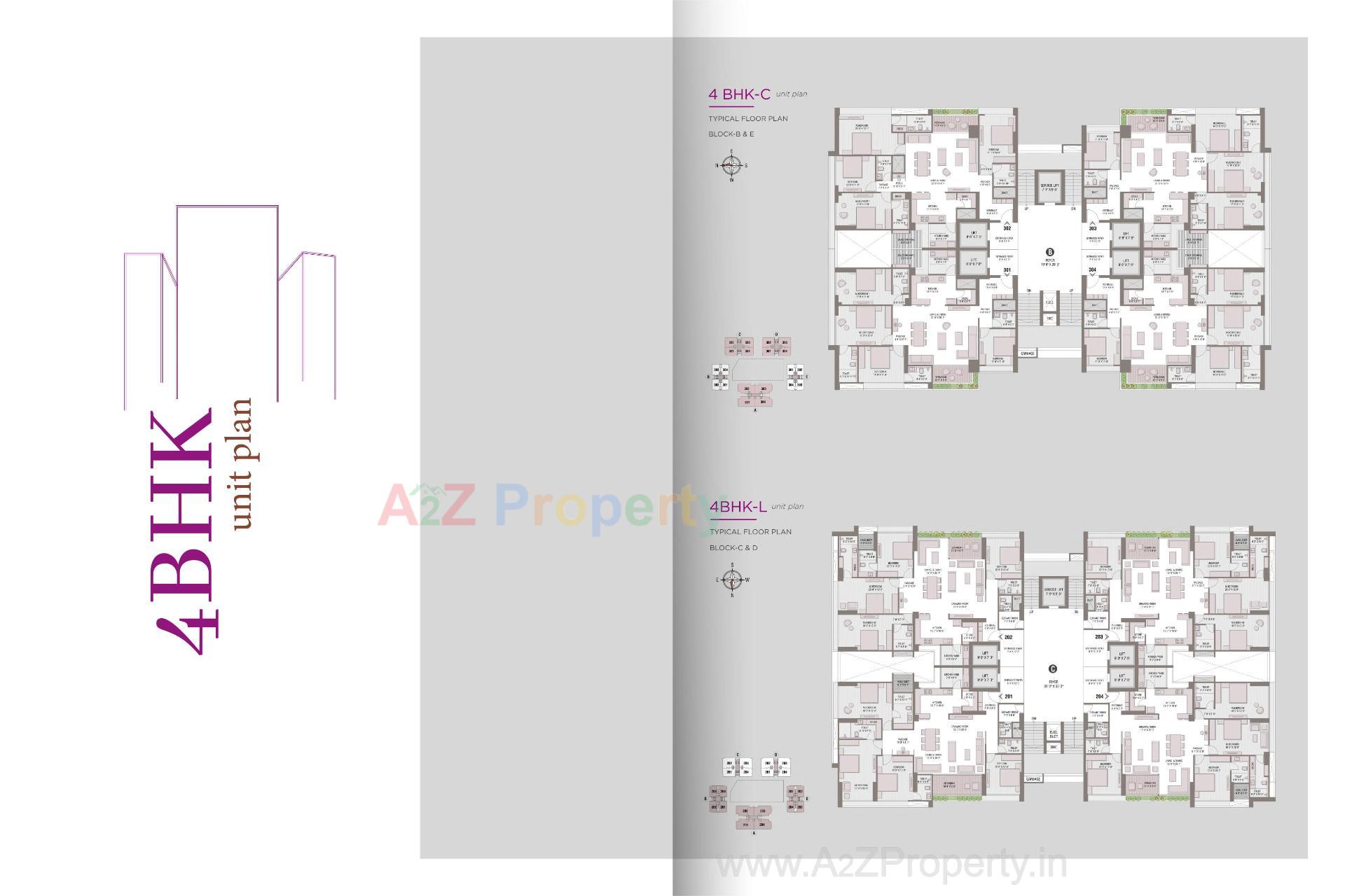 Layout of real estate project Anamika High Point located at Bodakdev, Ahmedabad, Gujarat
