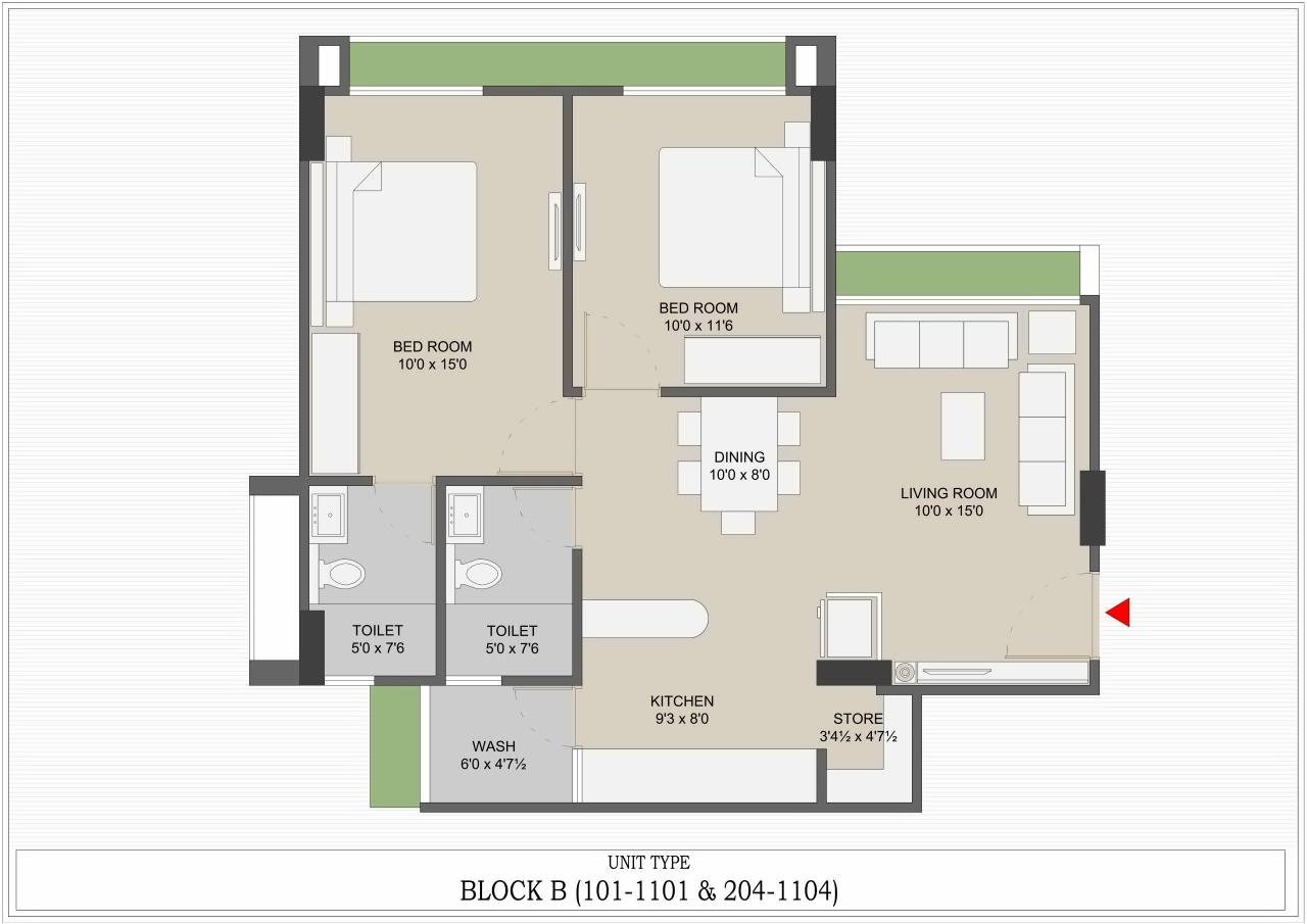 Layout of real estate project Anand Elegance located at Ghuma, Ahmedabad, Gujarat
