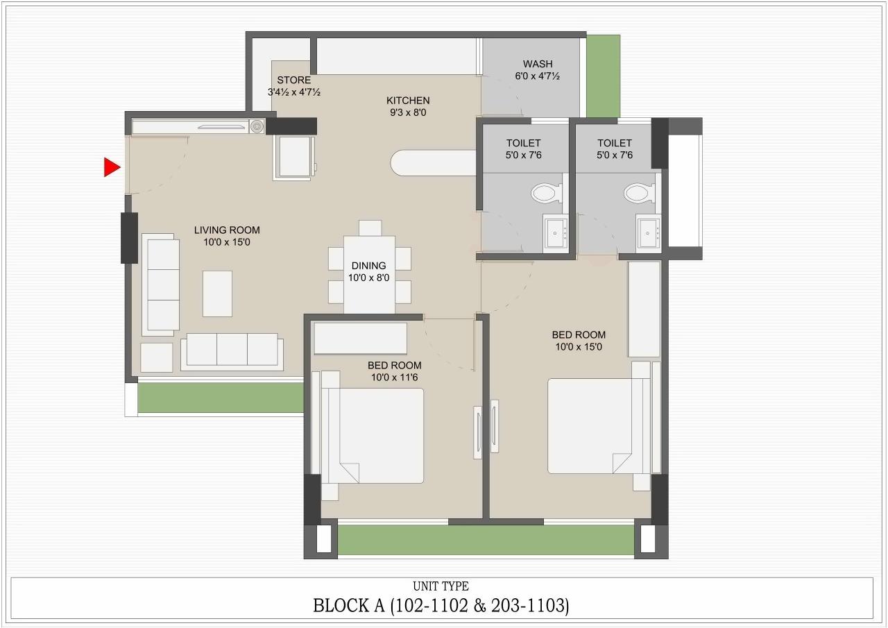 Layout of real estate project Anand Elegance located at Ghuma, Ahmedabad, Gujarat