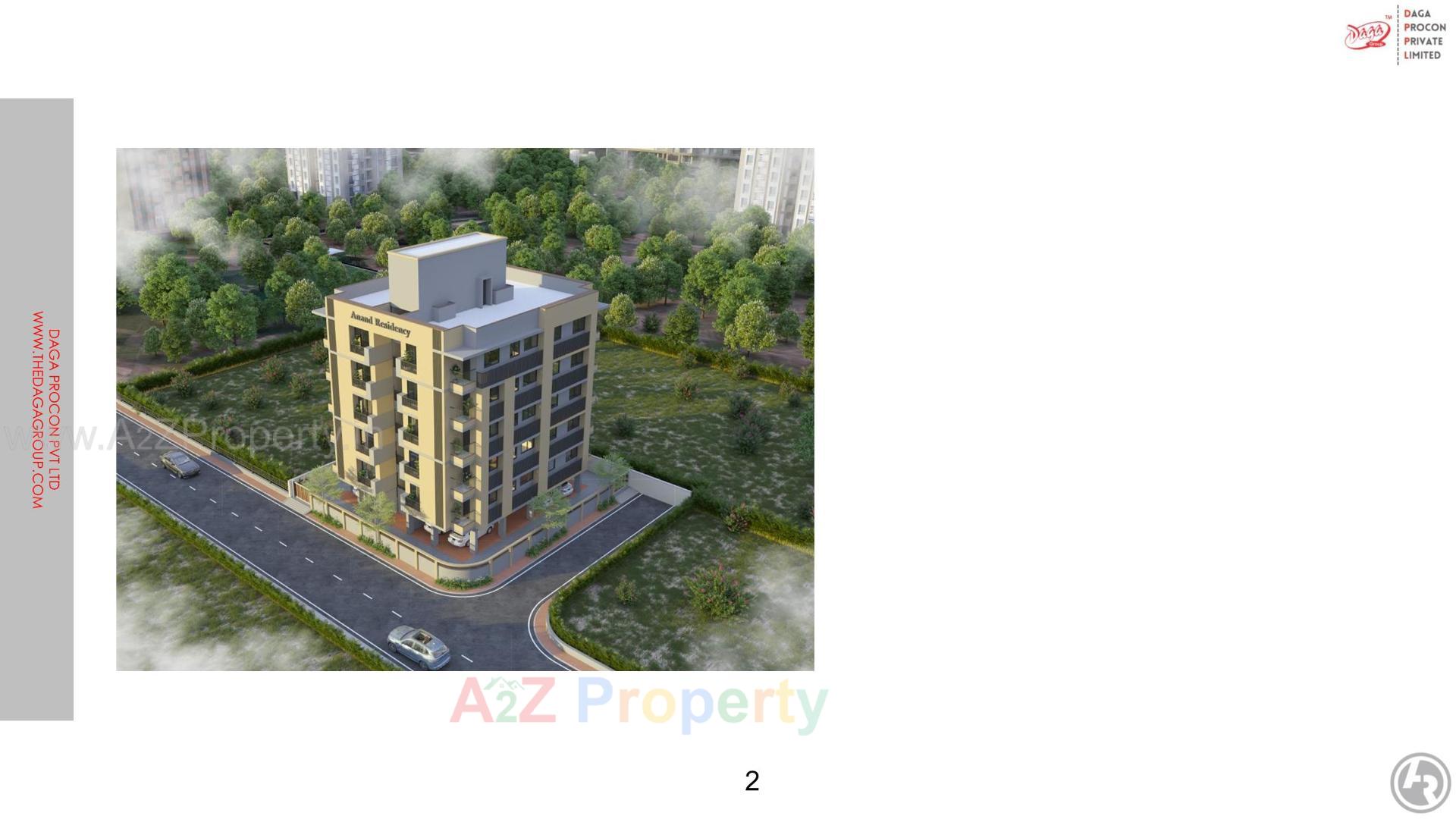 3D Elevation of real estate project Anand Residency located at Maninagar, Ahmedabad, Gujarat