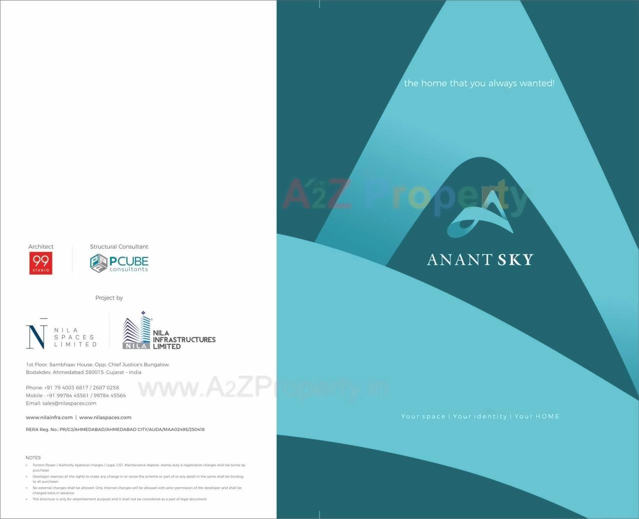  of real estate project Anant Sky located at Ranip, Ahmedabad, Gujarat