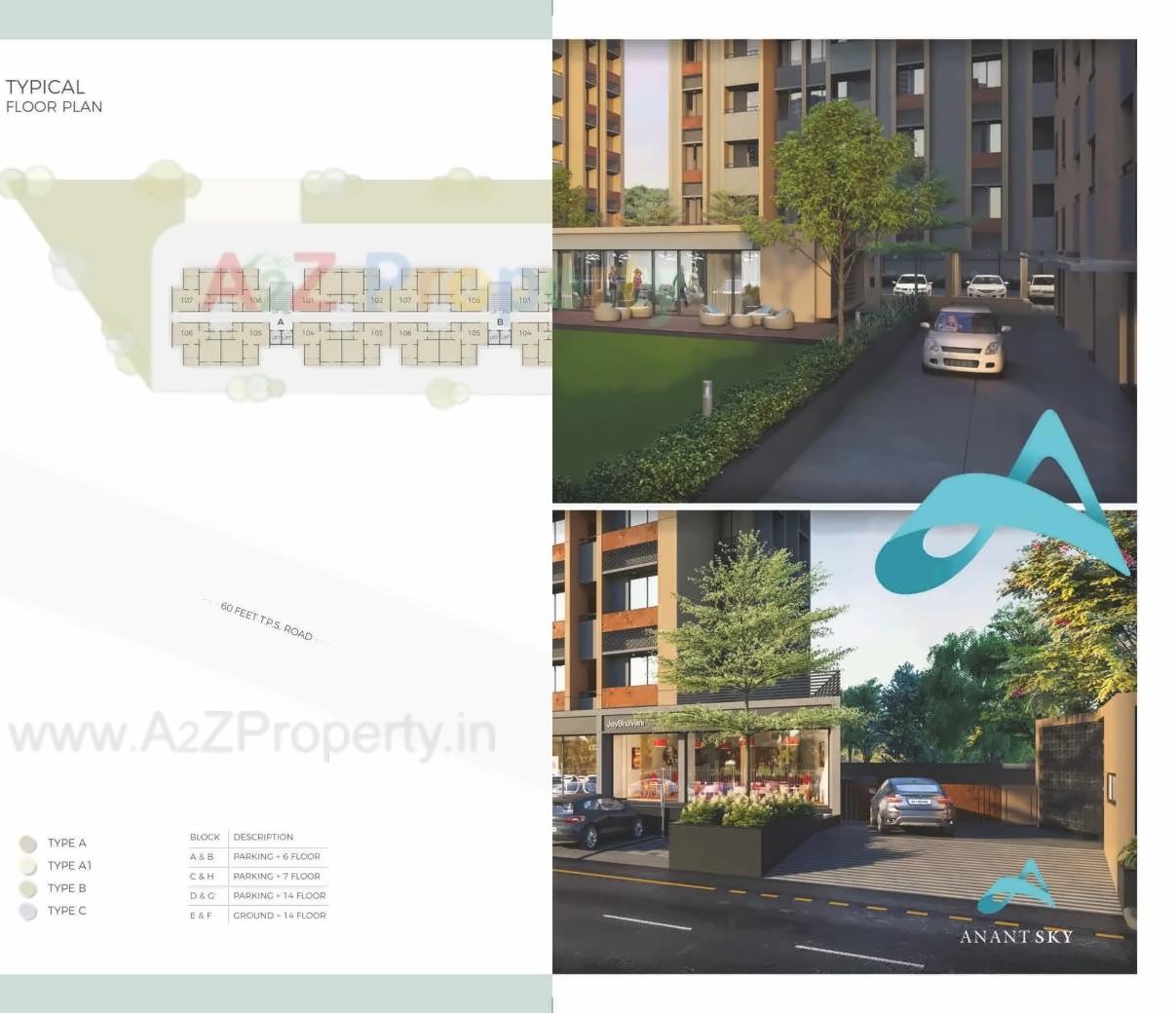  of real estate project Anant Sky located at Ranip, Ahmedabad, Gujarat