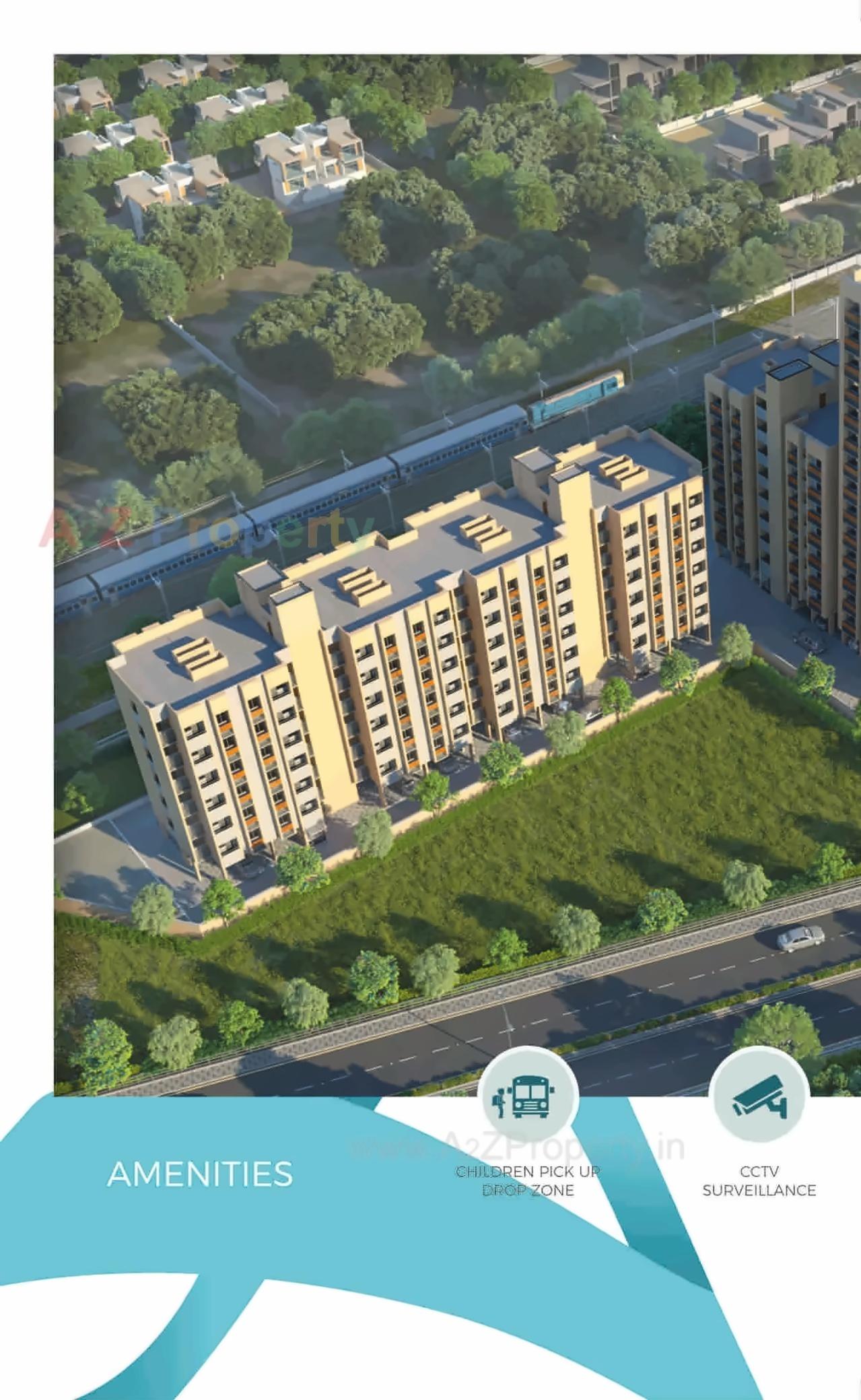 3D Elevation of real estate project Anant Sky located at Ranip, Ahmedabad, Gujarat