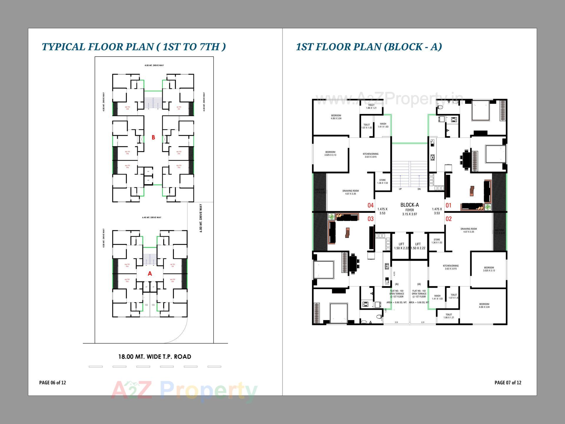 Layout of real estate project Anant Sky located at Singarva, Ahmedabad, Gujarat
