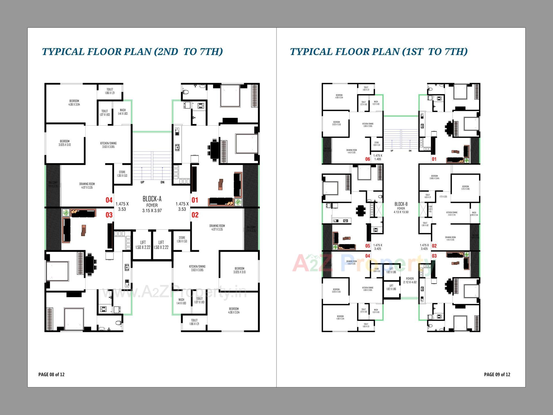 Layout of real estate project Anant Sky located at Singarva, Ahmedabad, Gujarat