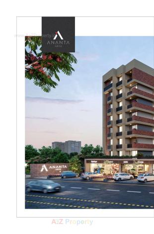 Elevation of real estate project Ananta Arise located at Ghuma, Ahmedabad, Gujarat
