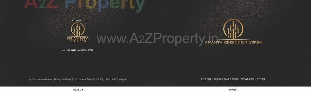  of real estate project Ananta Greens Elysium located at Nikol, Ahmedabad, Gujarat