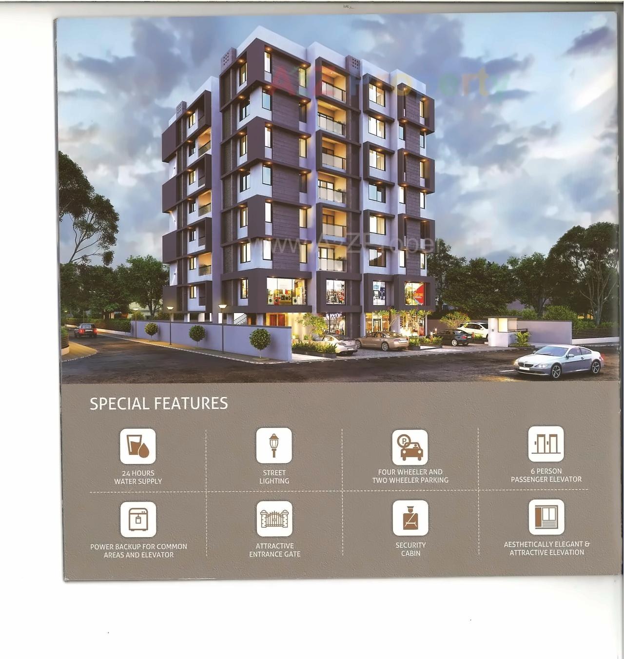 Layout of real estate project Ananta Heights located at Bareja, Ahmedabad, Gujarat