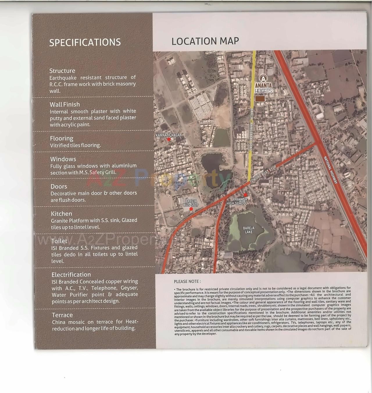  of real estate project Ananta Heights located at Bareja, Ahmedabad, Gujarat