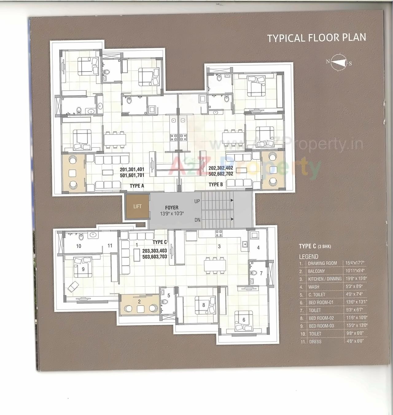 Layout of real estate project Ananta Heights located at Bareja, Ahmedabad, Gujarat
