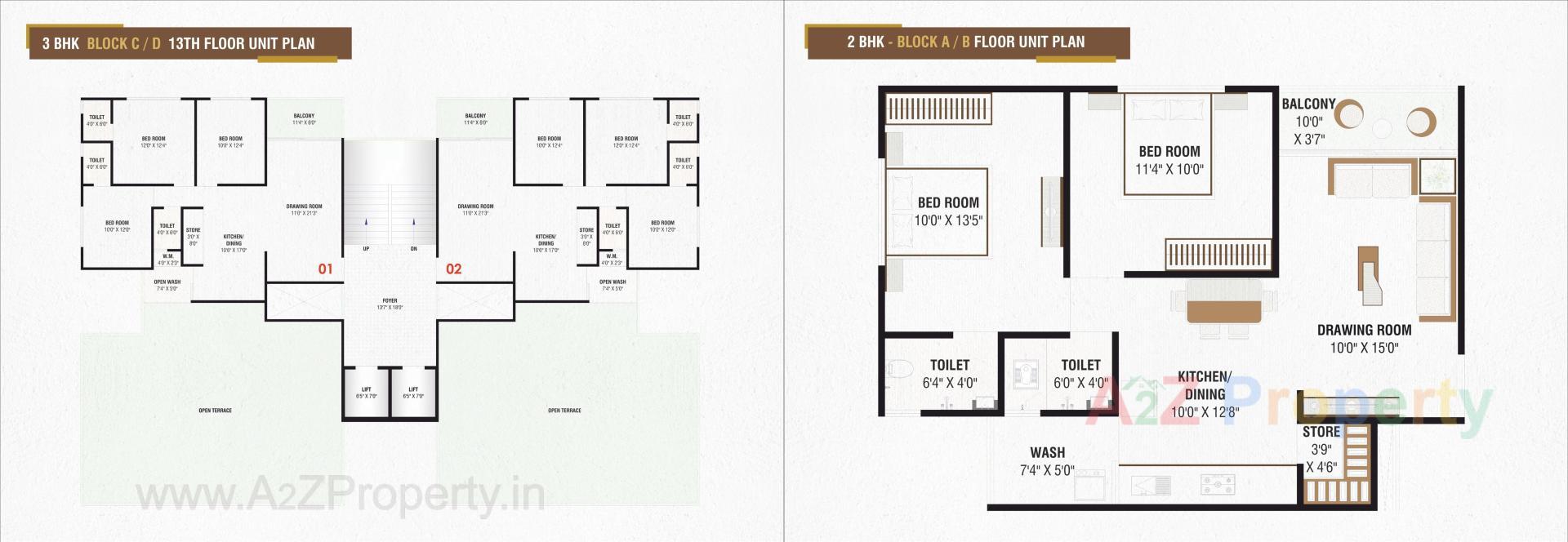 Layout of real estate project Ananta Sky located at Kathwada, Ahmedabad, Gujarat