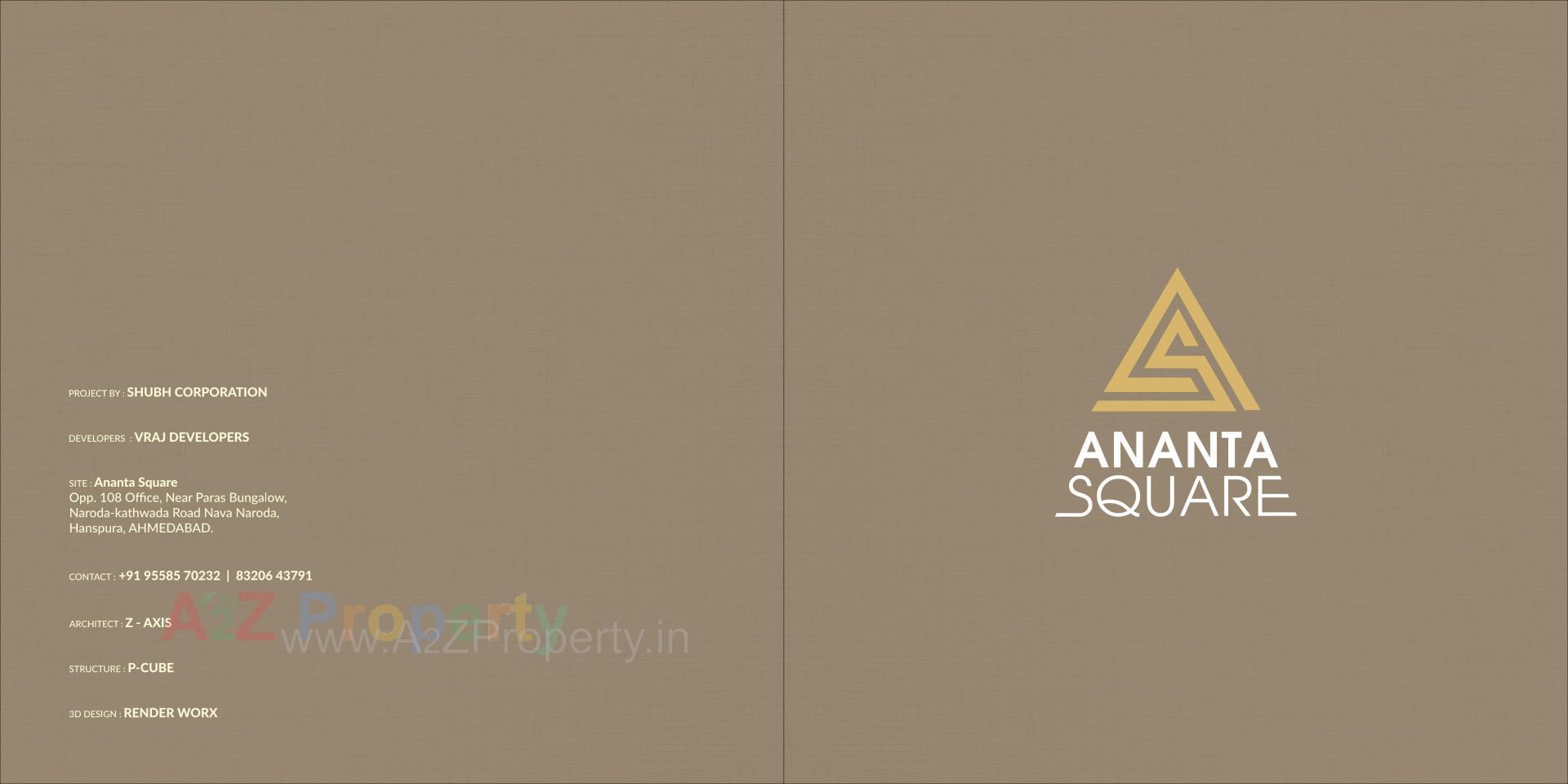  of real estate project Ananta Square located at Hanspura, Ahmedabad, Gujarat