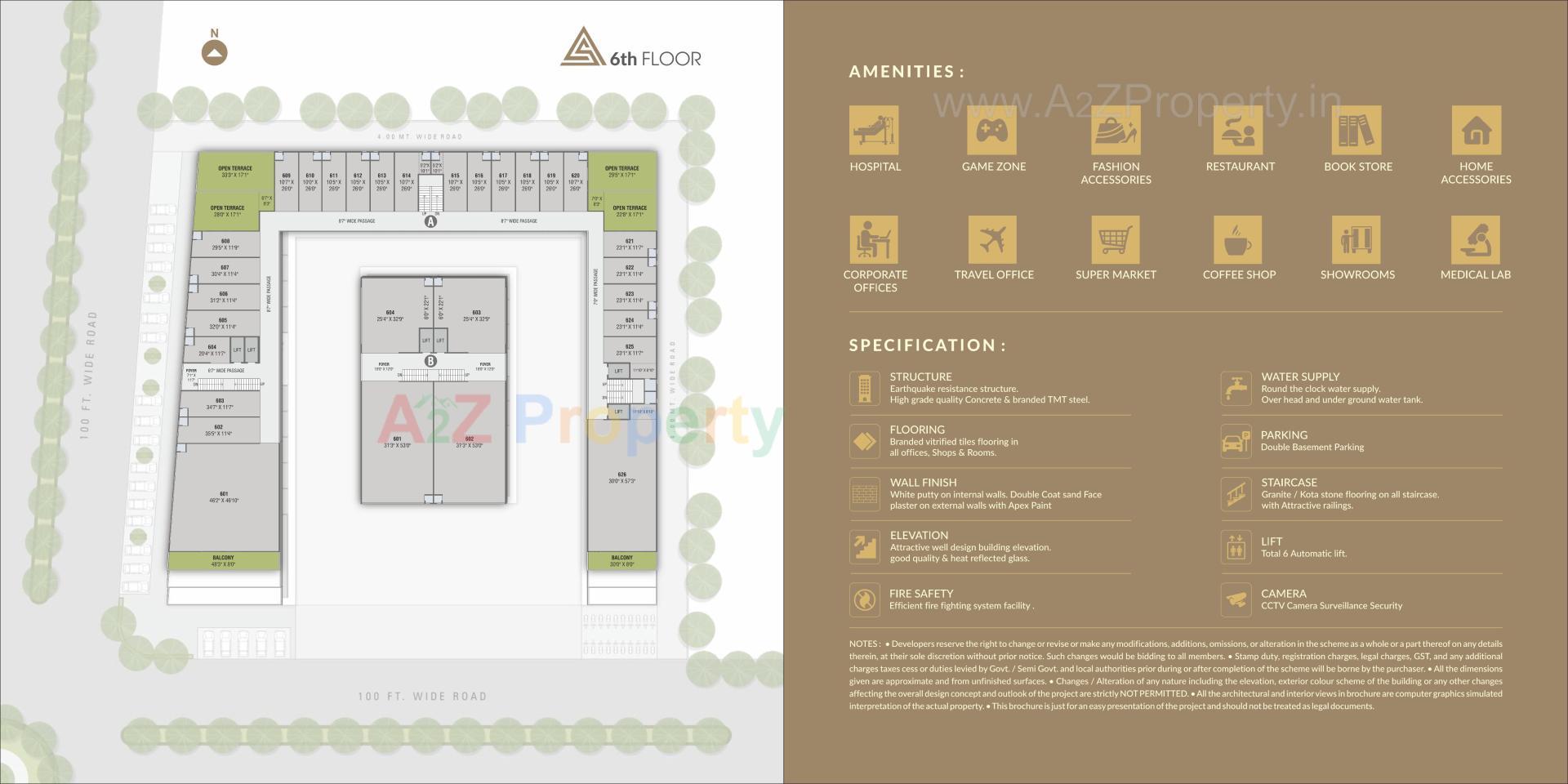  of real estate project Ananta Square located at Hanspura, Ahmedabad, Gujarat