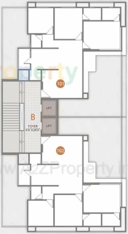 Layout of real estate project Ananta located at Ahmedabad, Ahmedabad, Gujarat