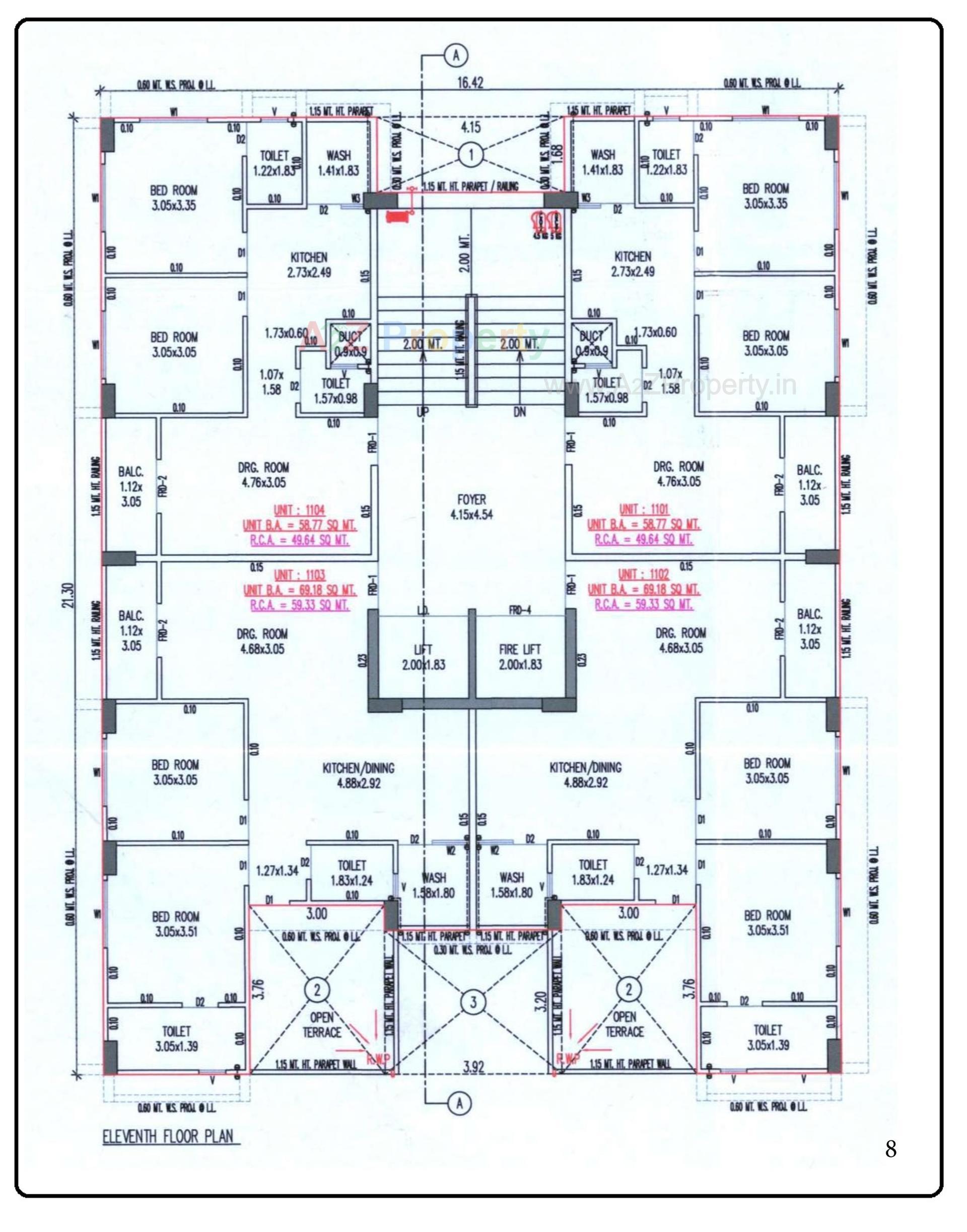 Layout of real estate project Anantam located at Null, Ahmedabad, Gujarat