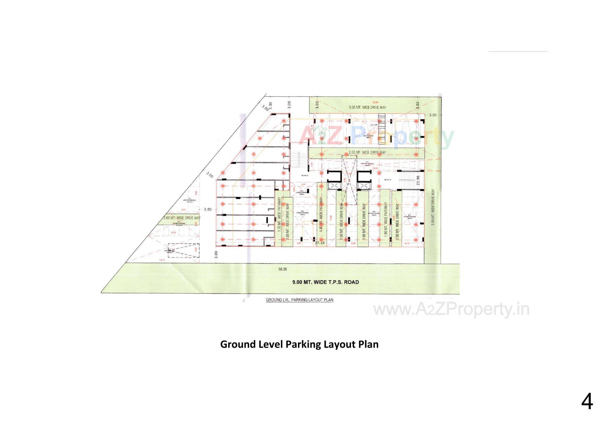 Layout of real estate project Anantam Avenune located at Vastral, Ahmedabad, Gujarat