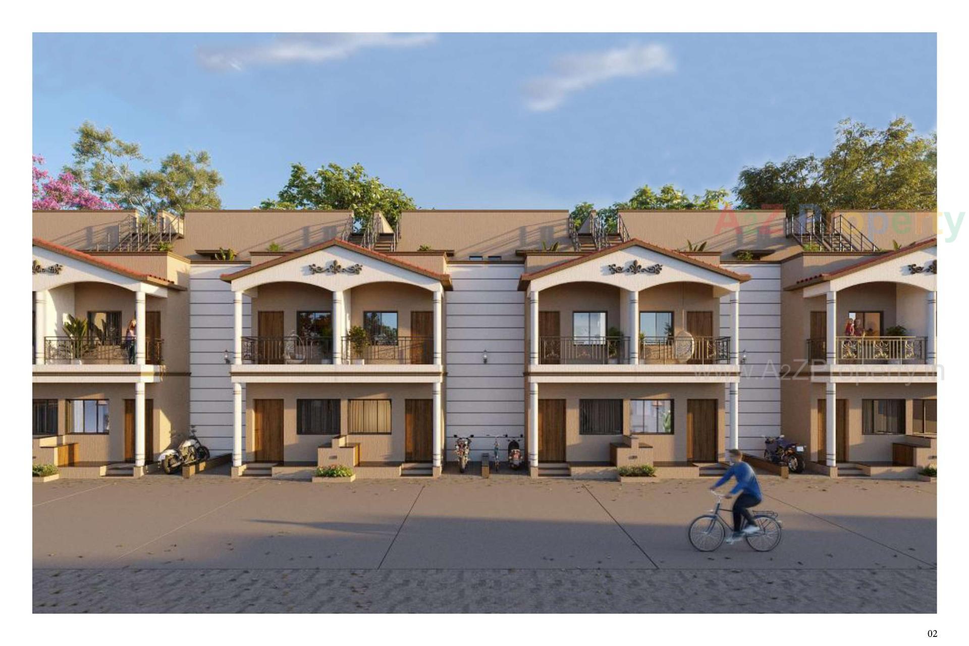 3D Elevation of real estate project Anantam Homes located at Vatva, Ahmedabad, Gujarat