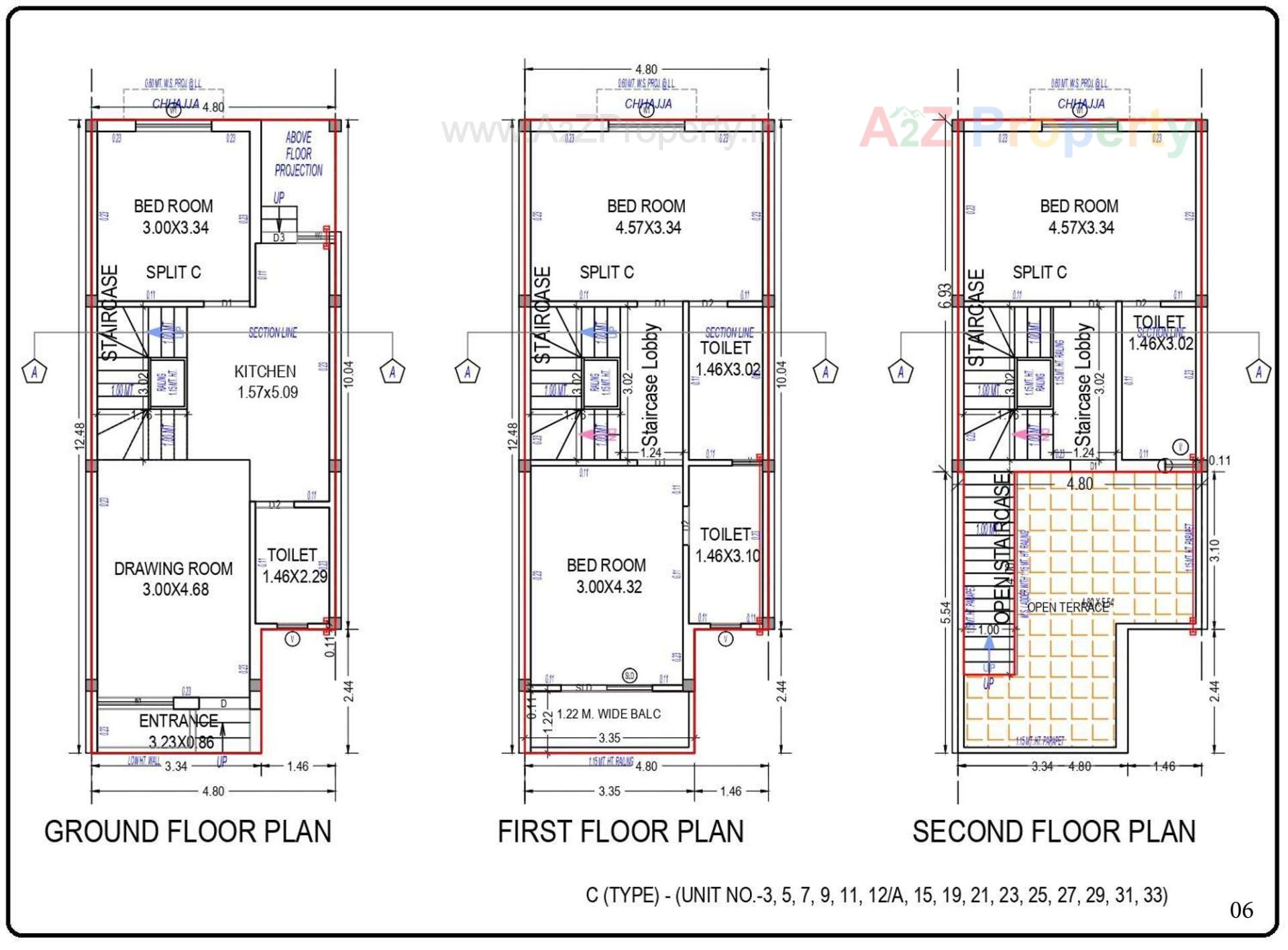 Layout of real estate project Anantam Homes located at Vatva, Ahmedabad, Gujarat